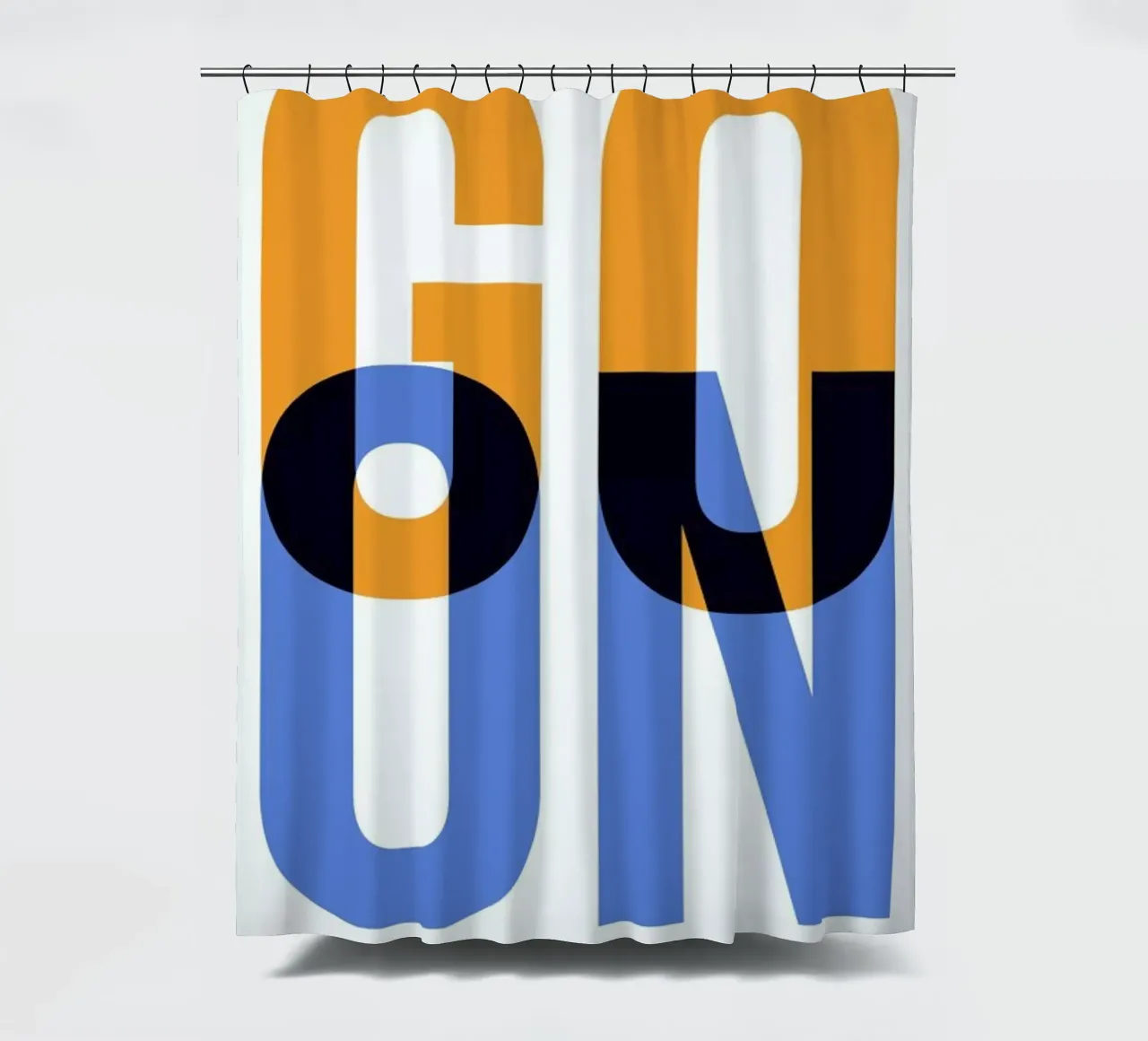 Go On Poster 1 tenda da doccia da Naxart