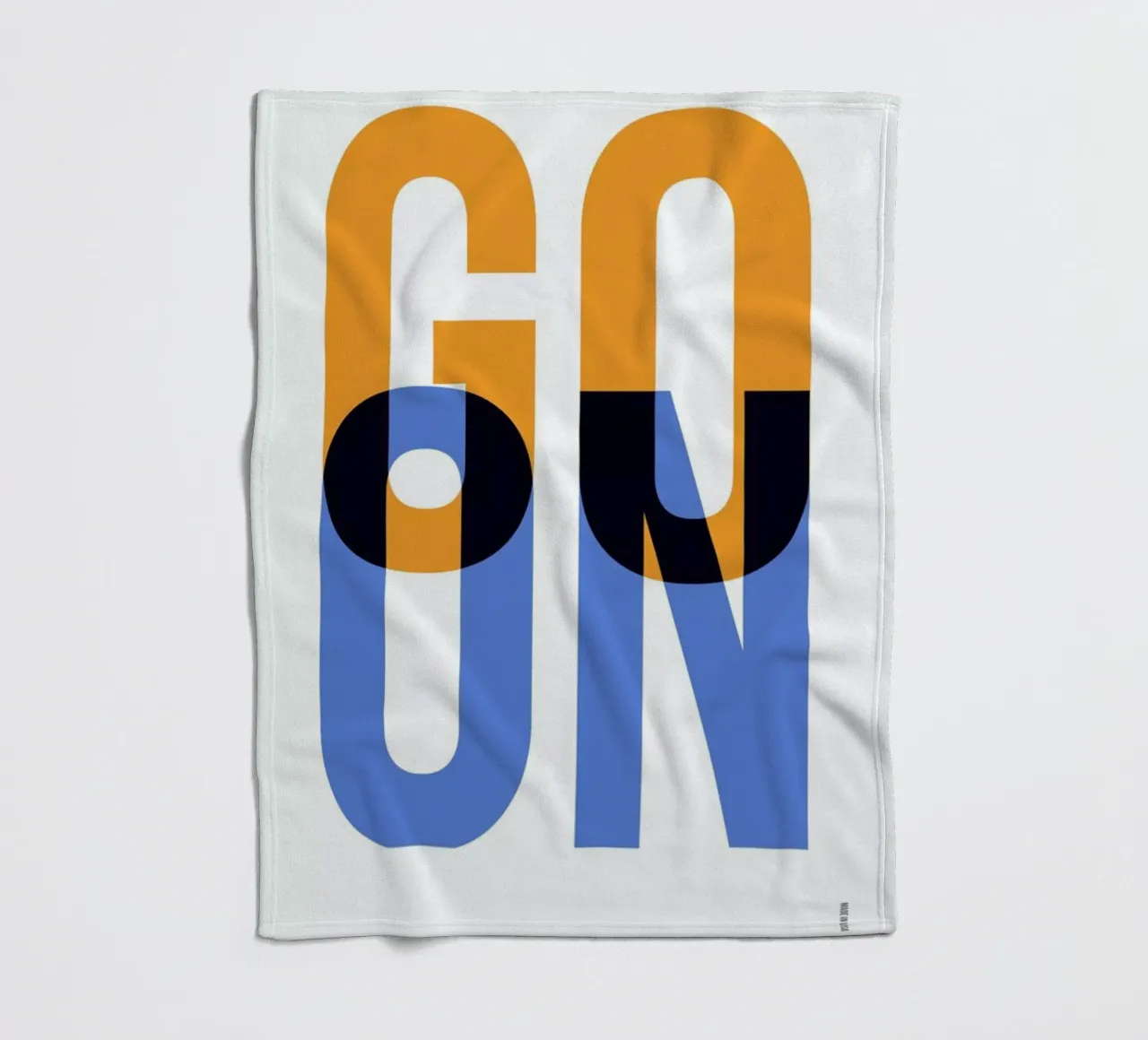 Go On Poster 1 coperta in pile da Naxart