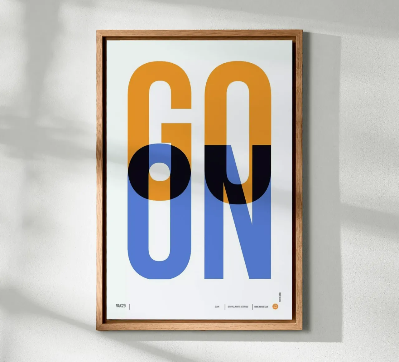 Go On Poster 1 tela da Naxart