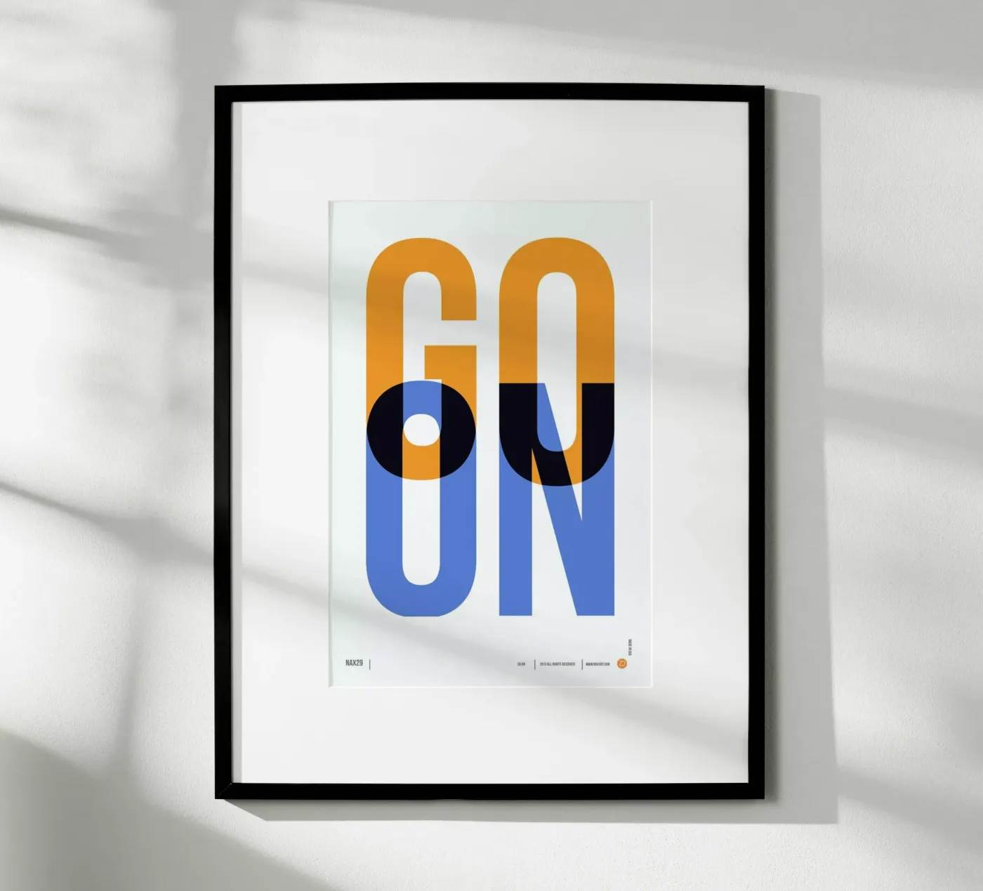 Go On Poster 1 poster da Naxart