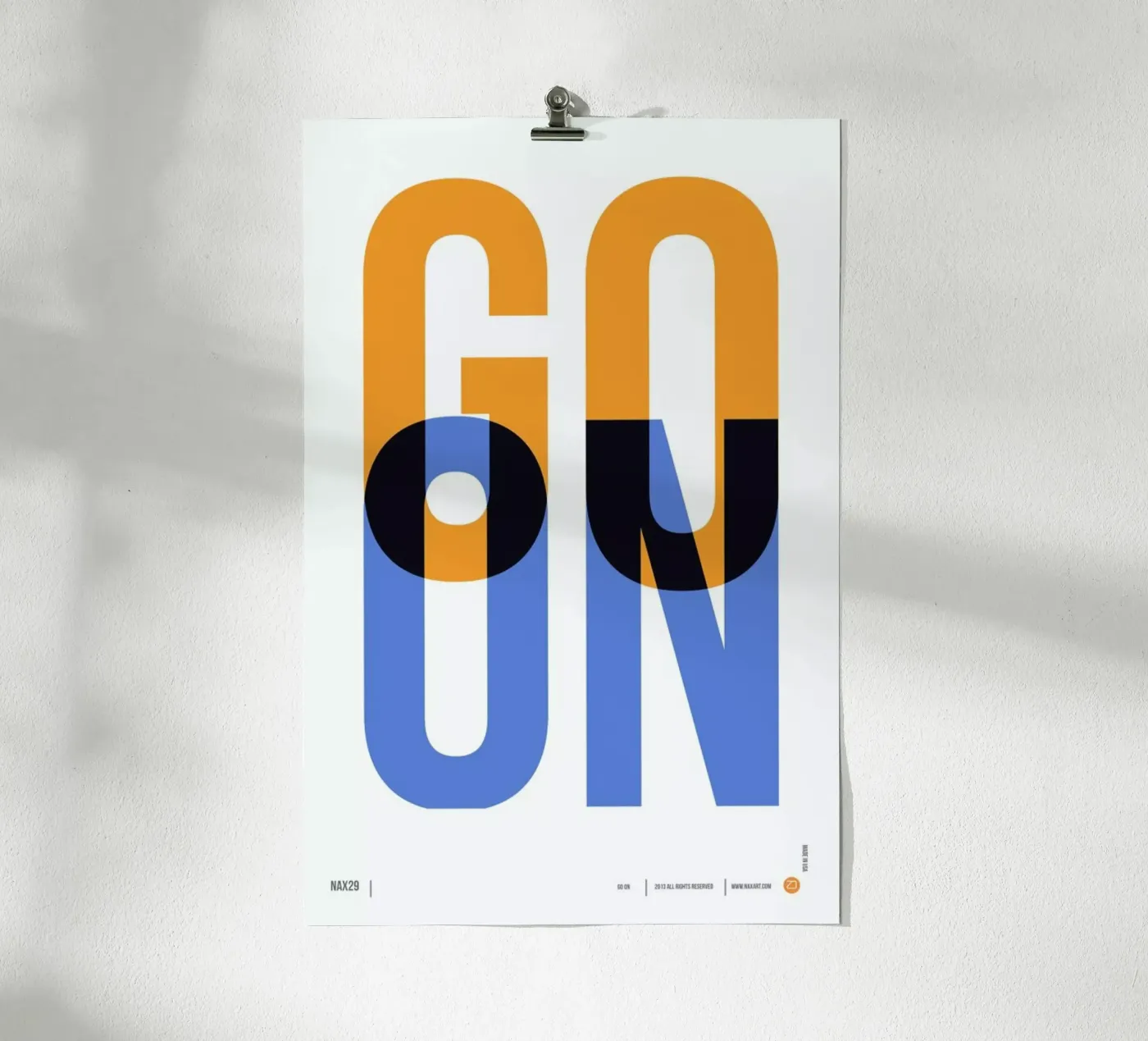Go On Poster 1 poster da Naxart