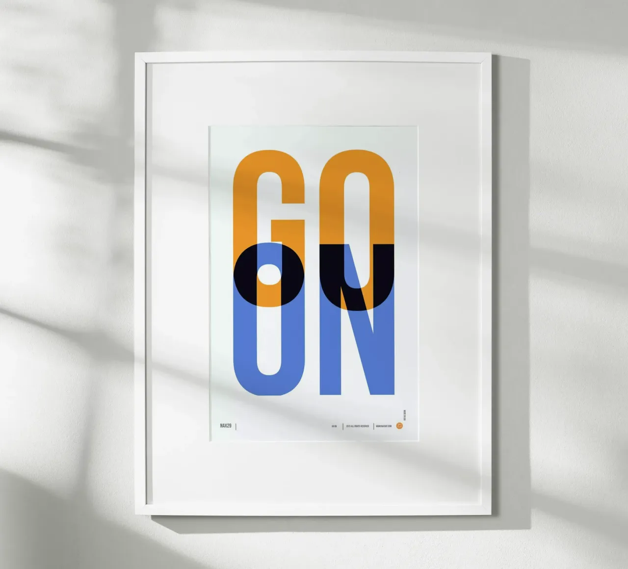Go On Poster 1 poster da Naxart