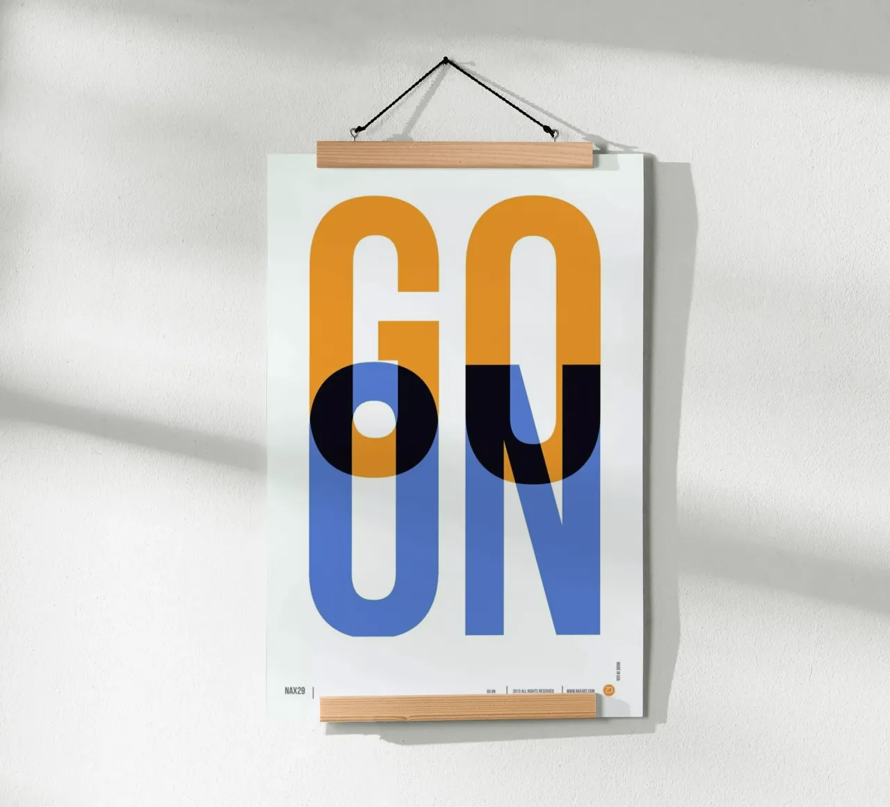 Go On Poster 1 poster da Naxart