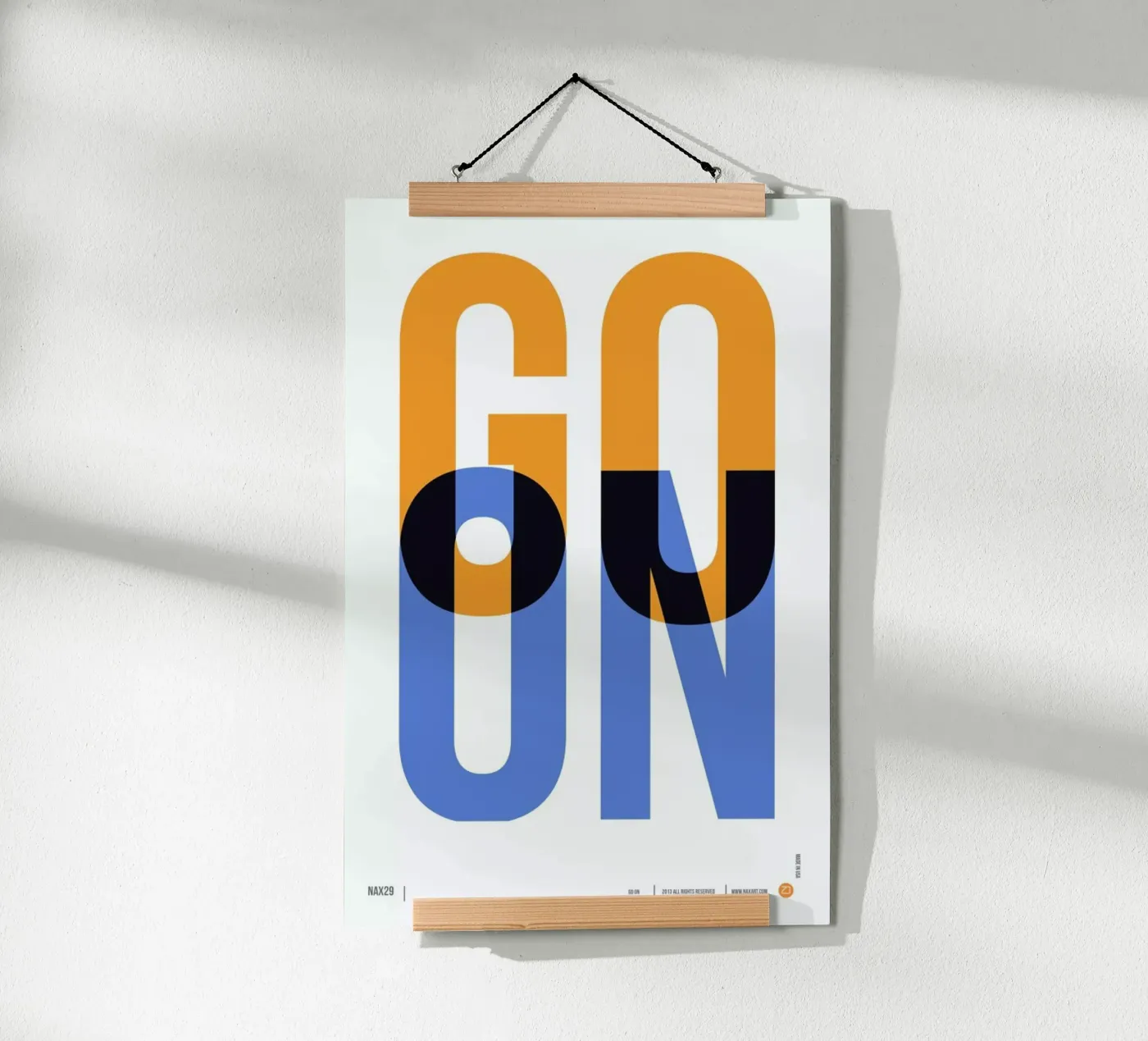 Go On Poster 1 poster da Naxart