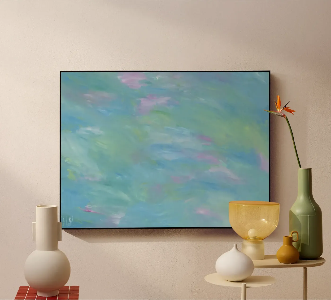Orizzonte blu plexiglass da Helen Joynson
