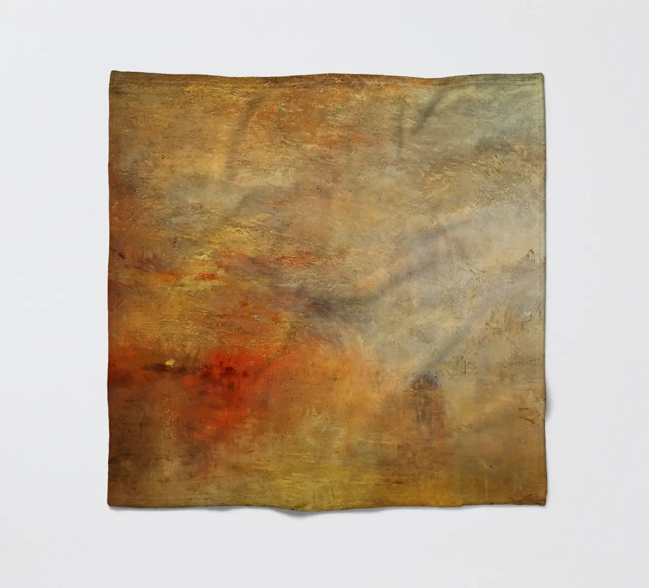 Turner - Il sole che tramonta su un lago coperta in pile da ARTOTHEK