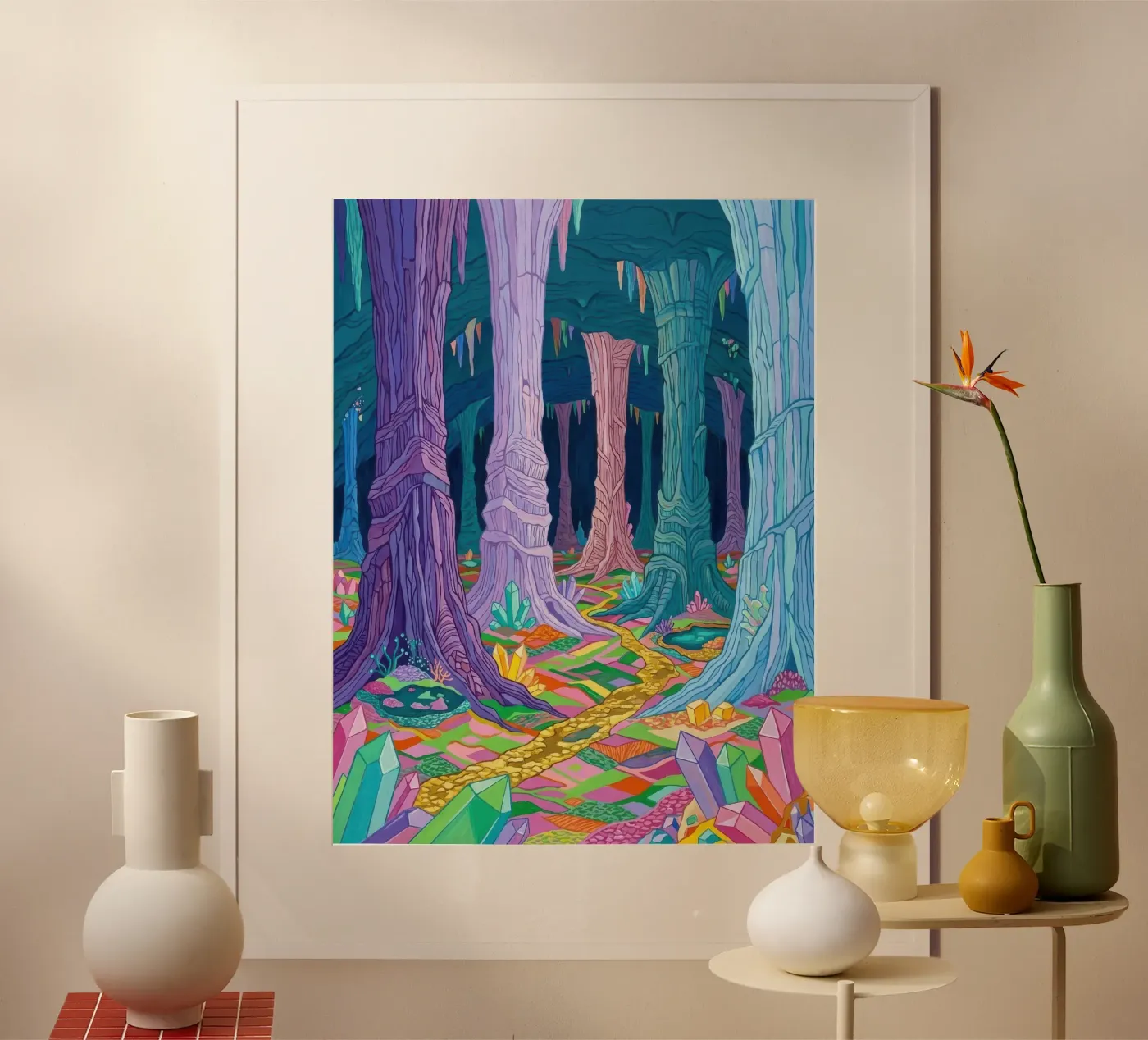 Amethyst Canopy Path poster by Uprising Central