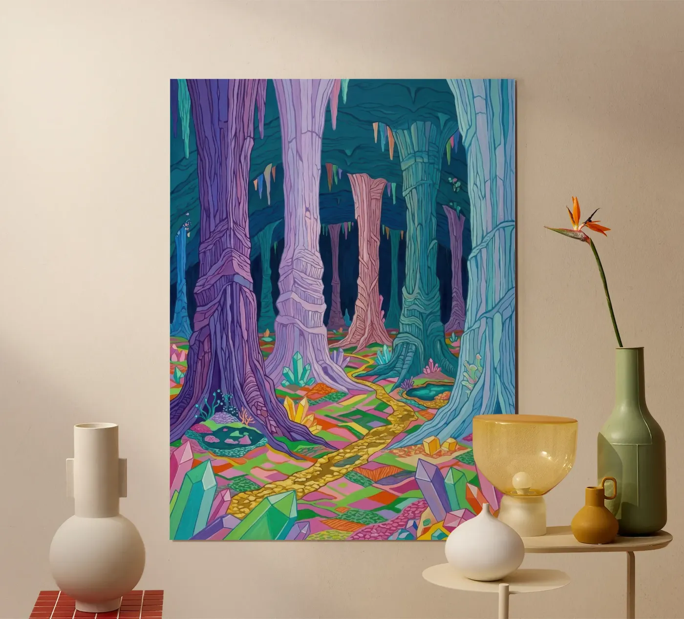 Amethyst Canopy Path poster by Uprising Central
