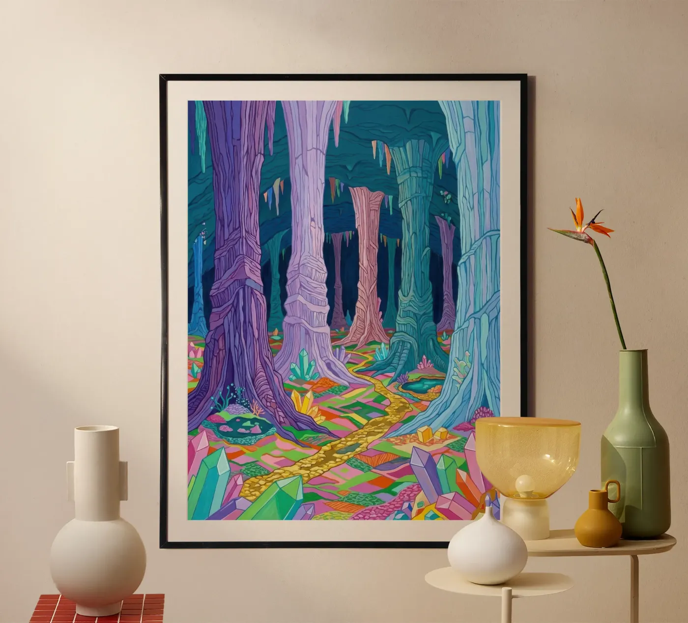 Amethyst Canopy Path poster by Uprising Central