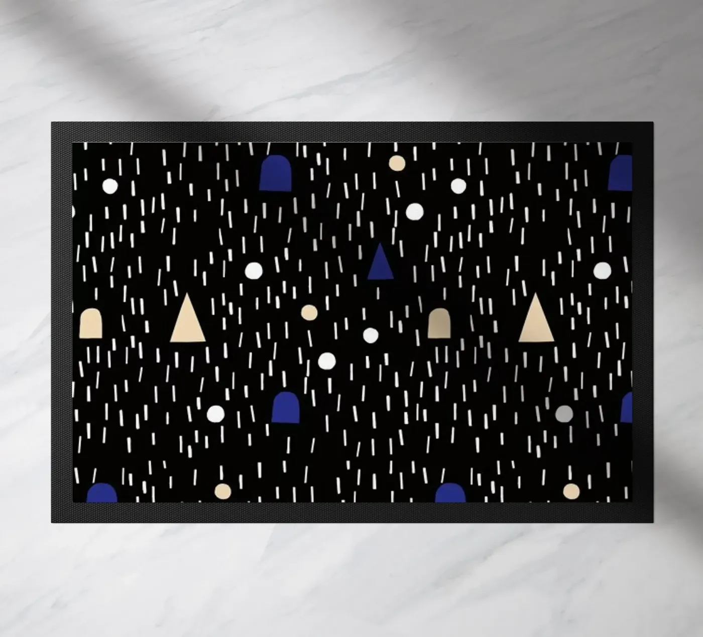 Moonscape doormat by Maren Gross