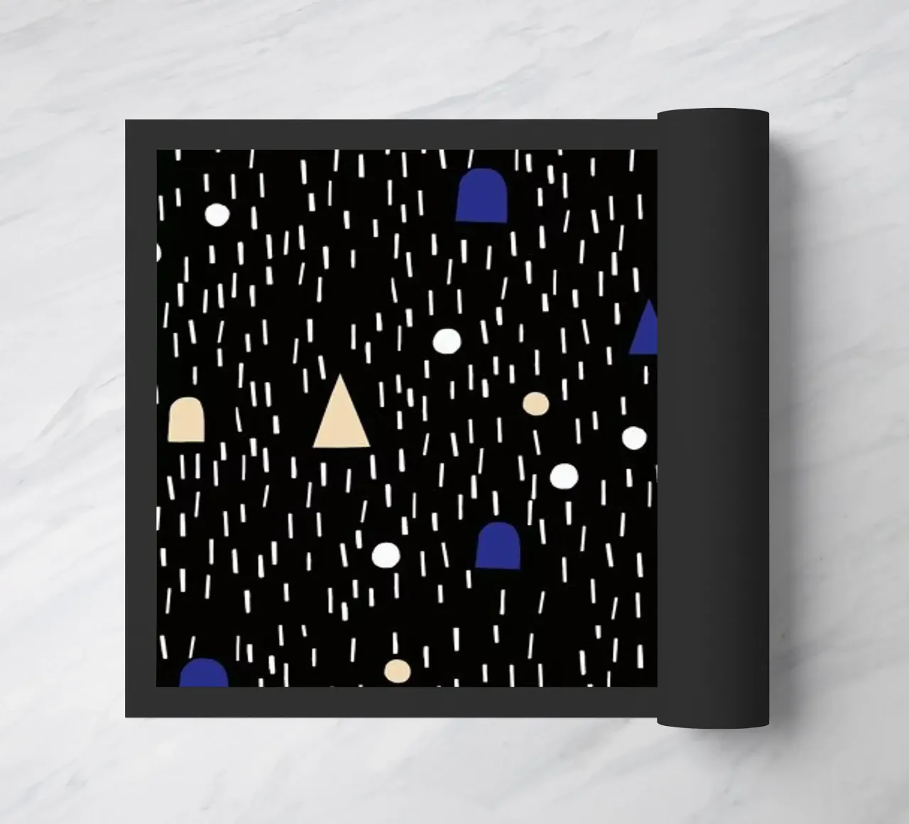 Moonscape deurmat van Maren Gross