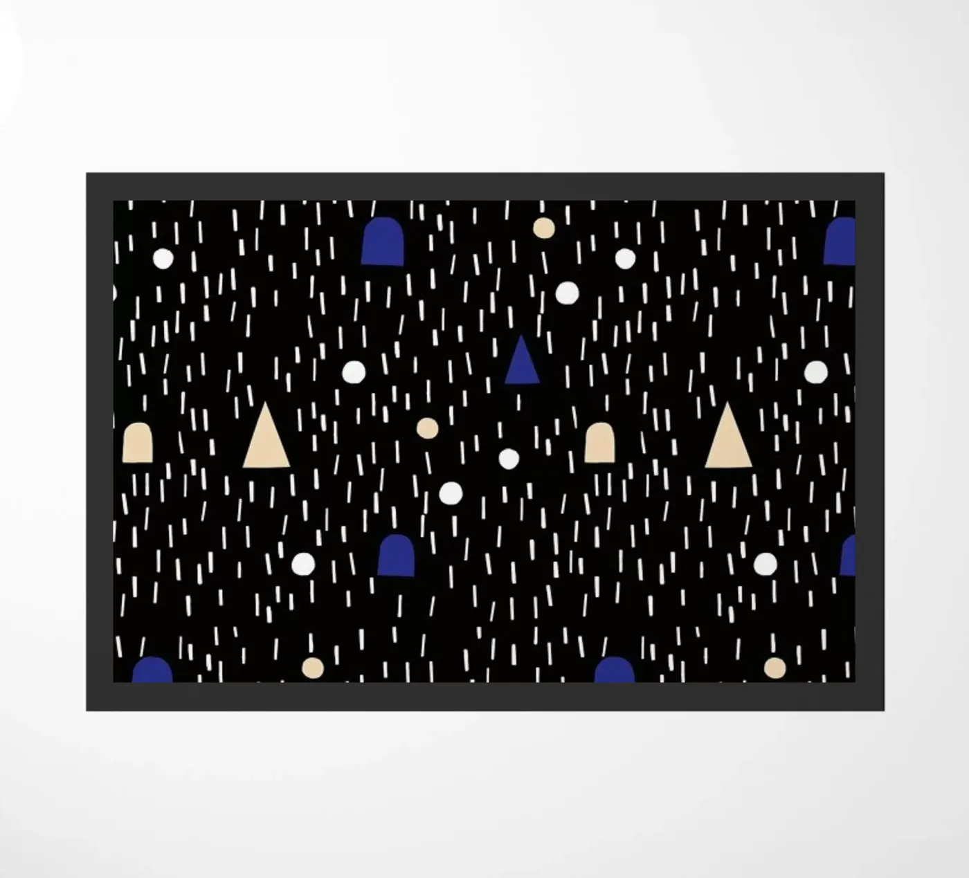 Moonscape doormat by Maren Gross