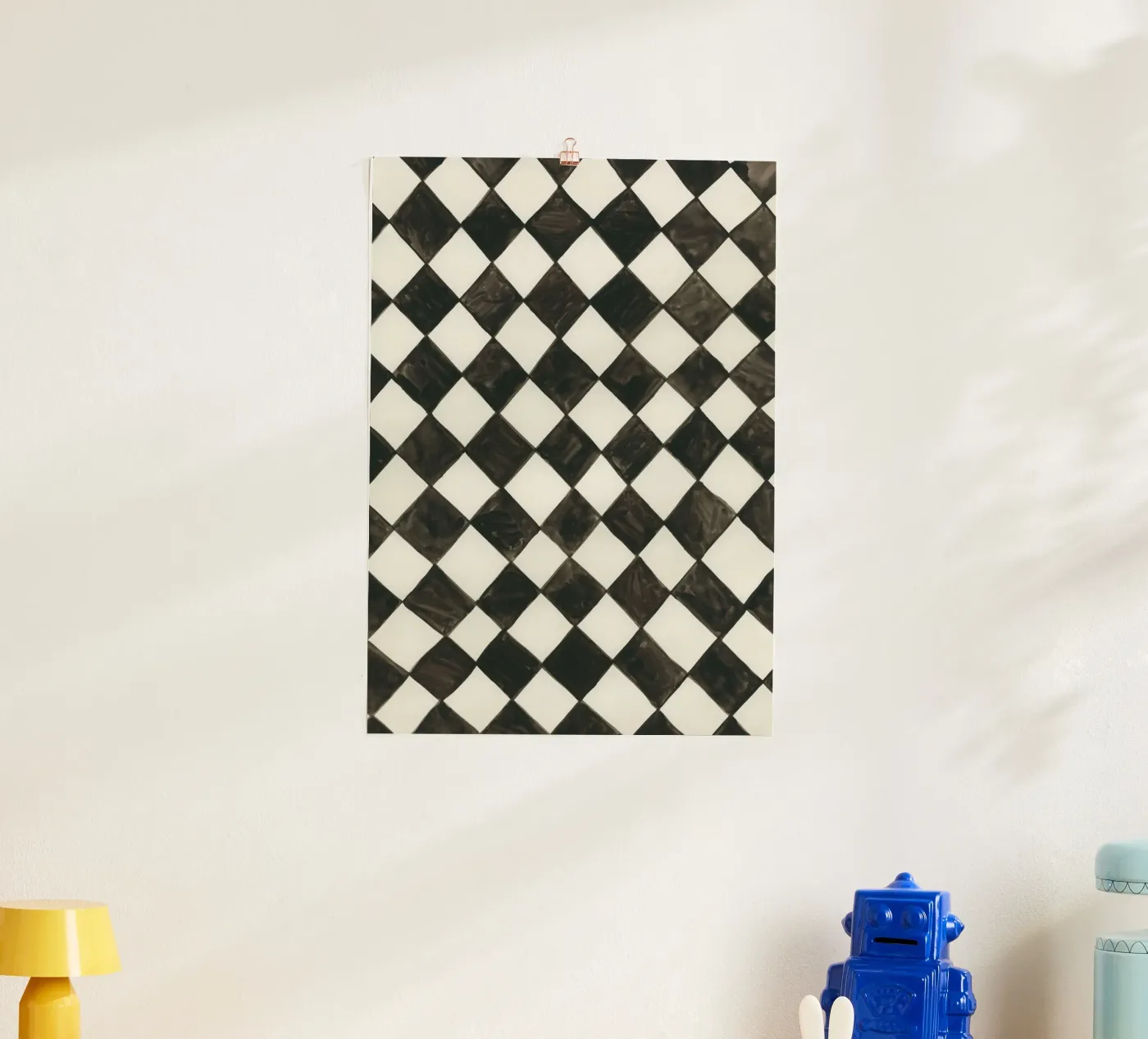 Black And White Pattern Poster von treechild