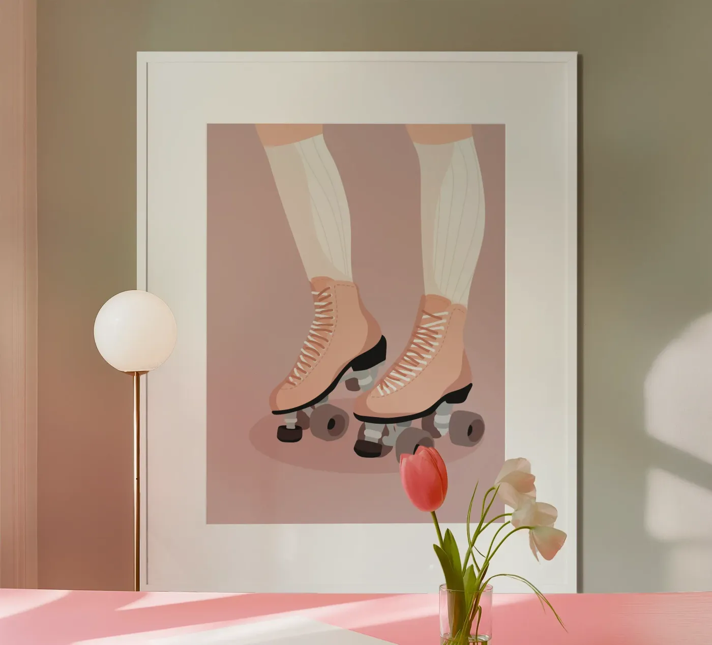 Roller Derby poster by Tamsen Design