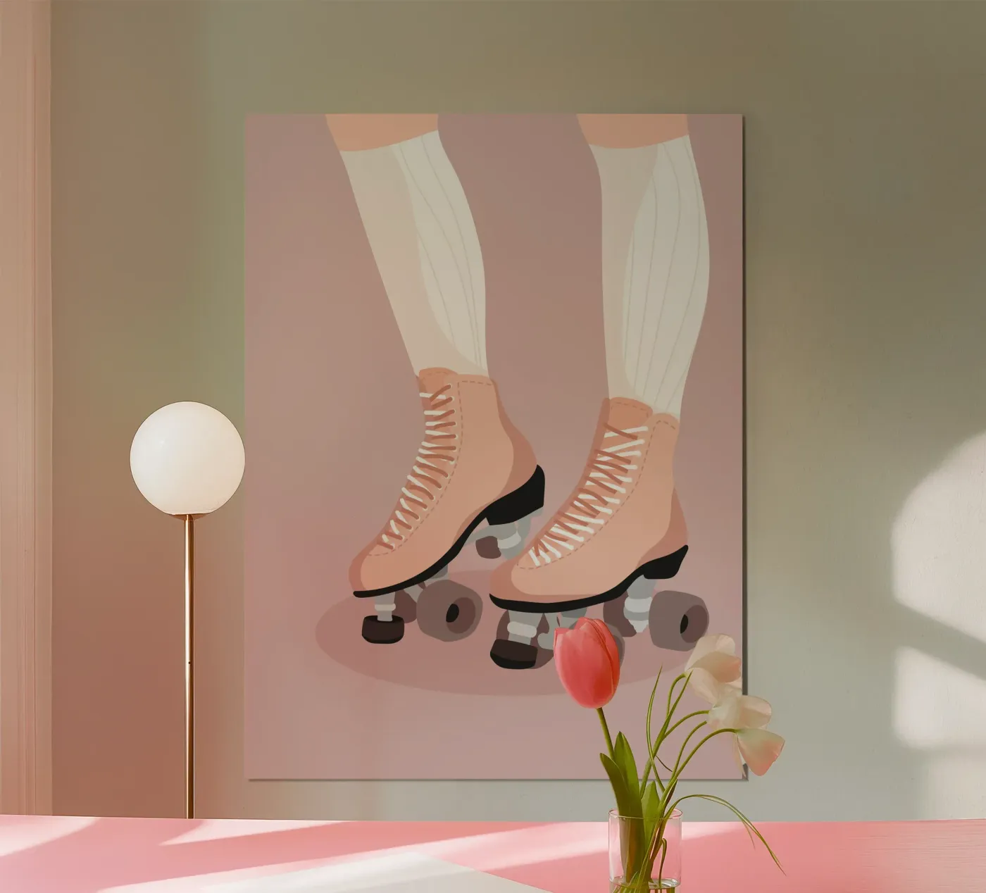 Roller Derby poster by Tamsen Design