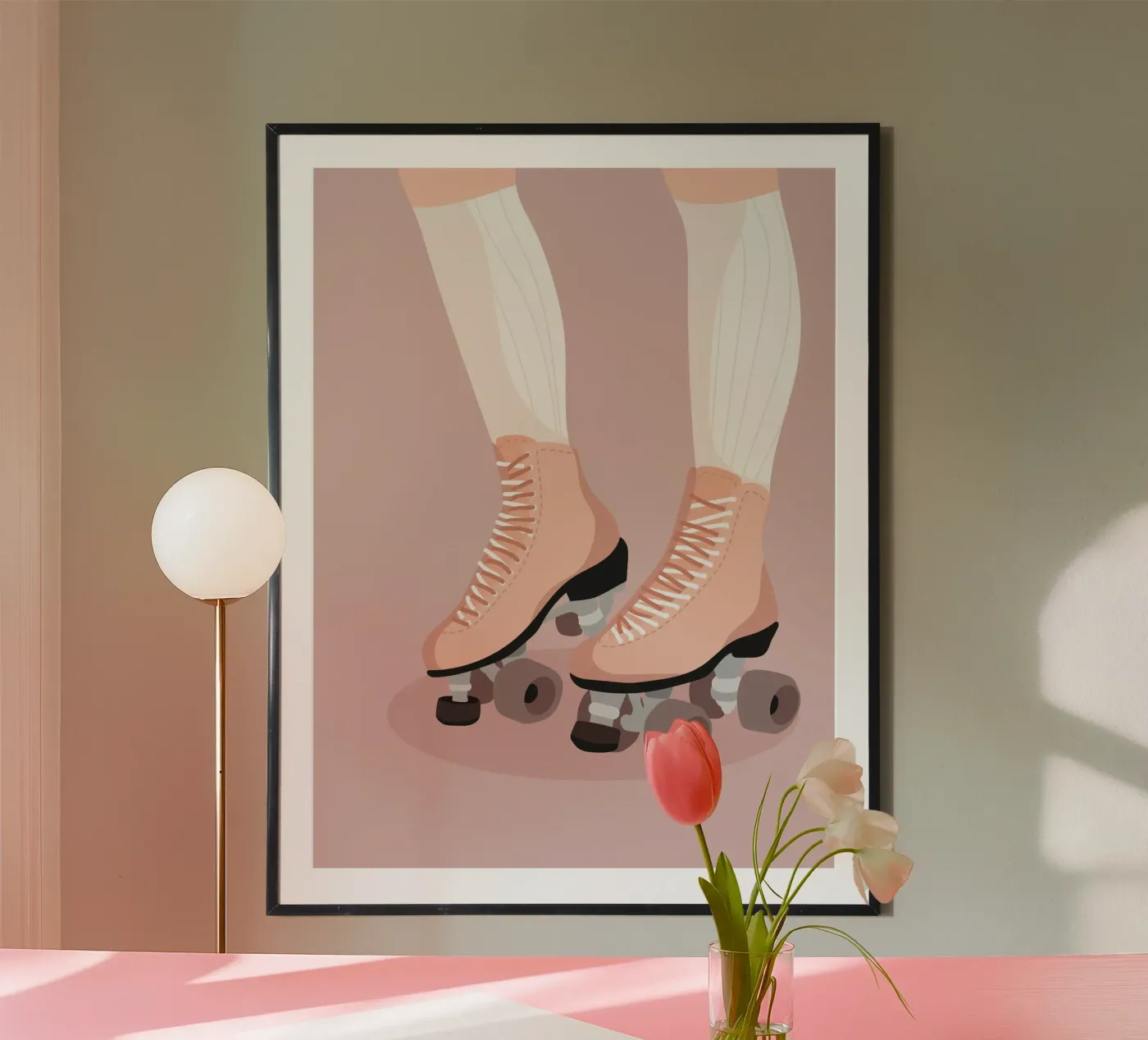Roller Derby poster by Tamsen Design