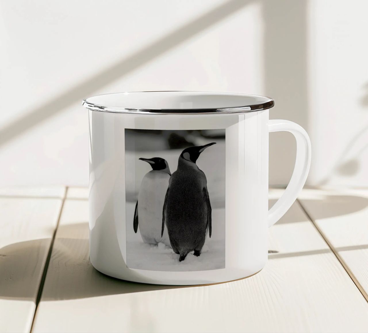 The Penguins tazza in smalto da Studio One