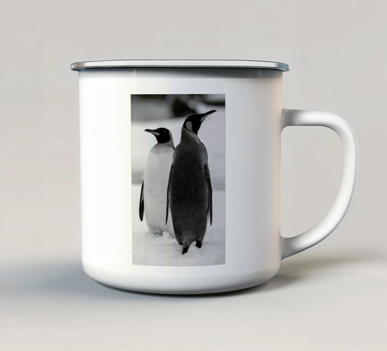 The Penguins tazza in smalto da Studio One