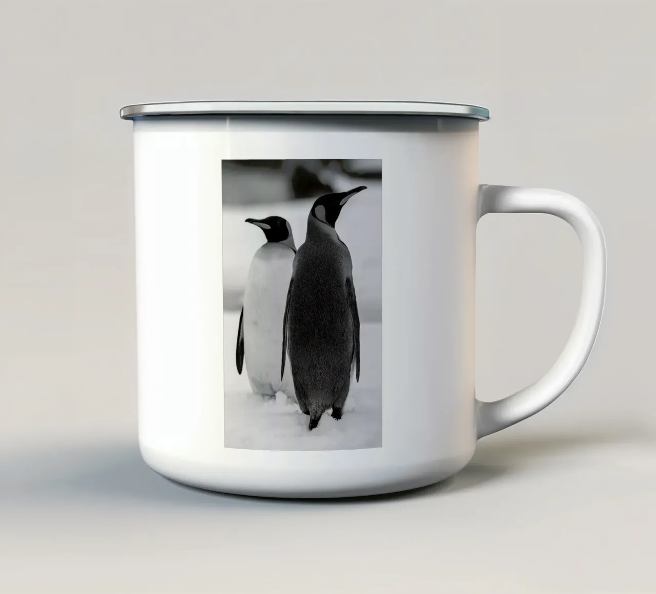 The Penguins taza de esmalte de Studio One