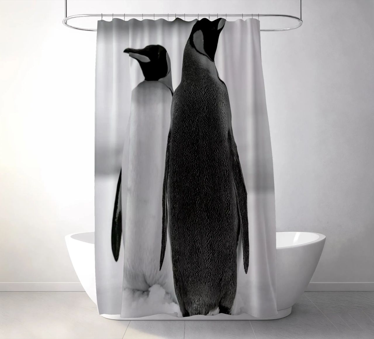 The Penguins Duschvorhang von Studio One