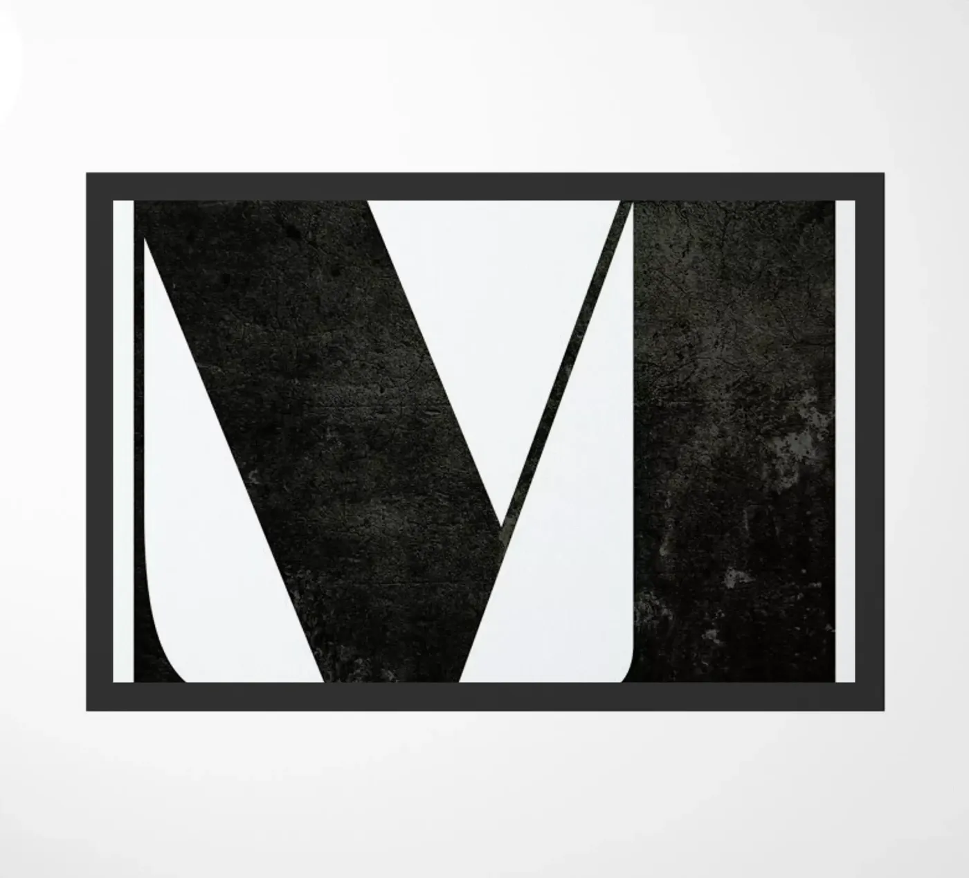 M deurmat van The Wall Shop