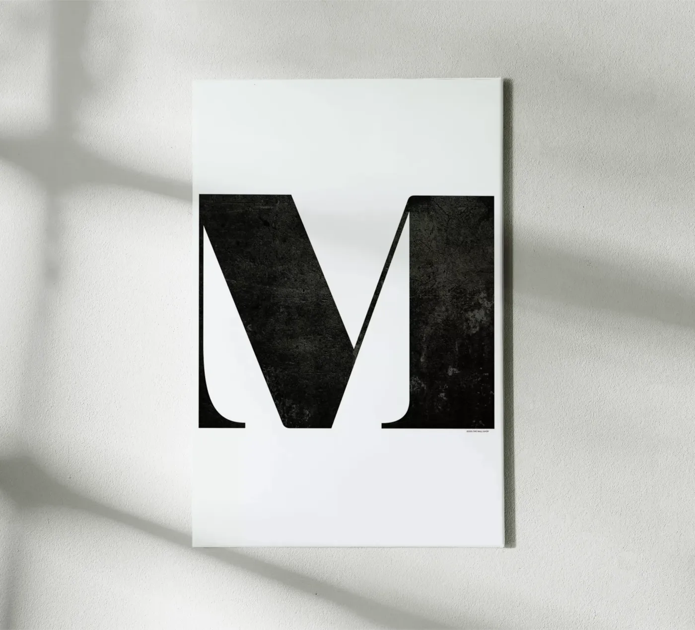 M canvas by The Wall Shop