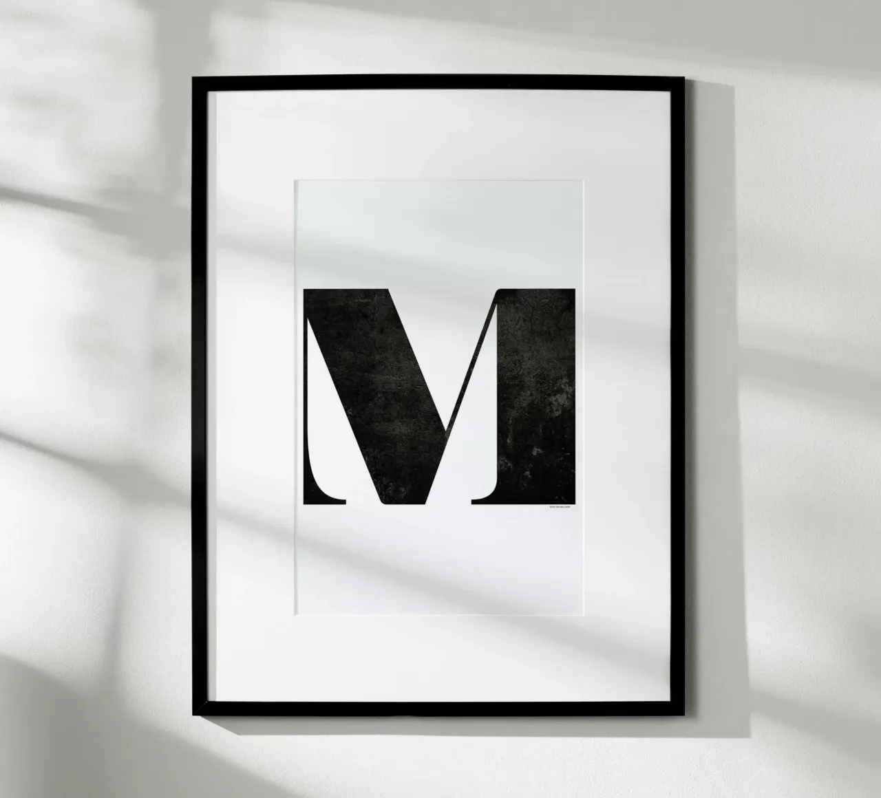 M poster da The Wall Shop