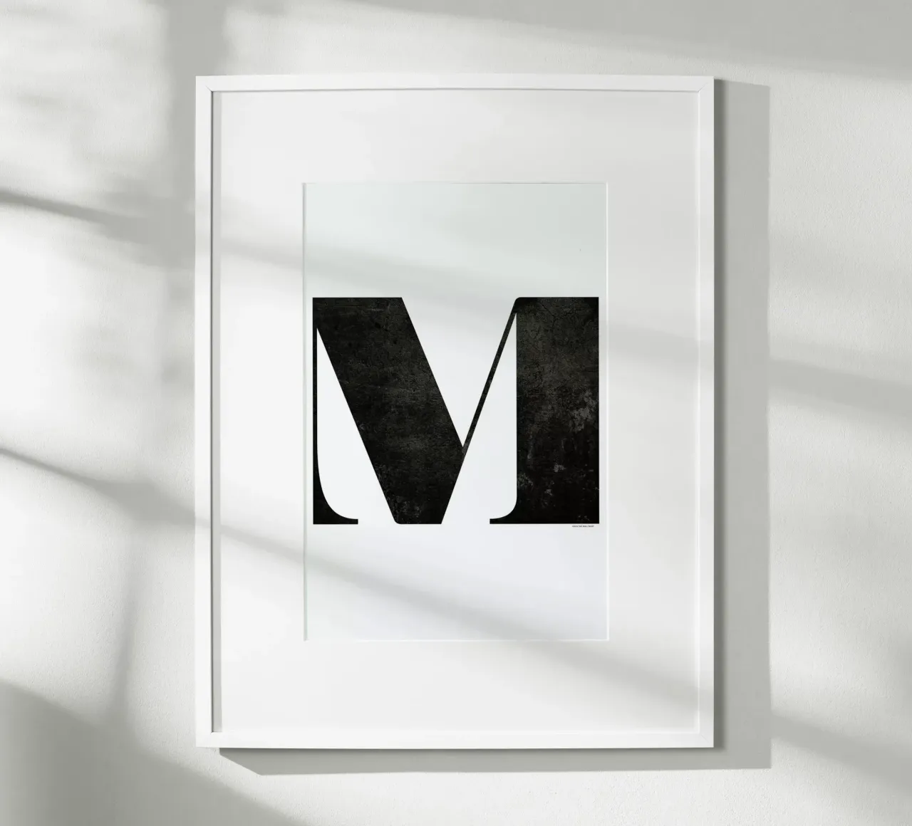 M poster da The Wall Shop