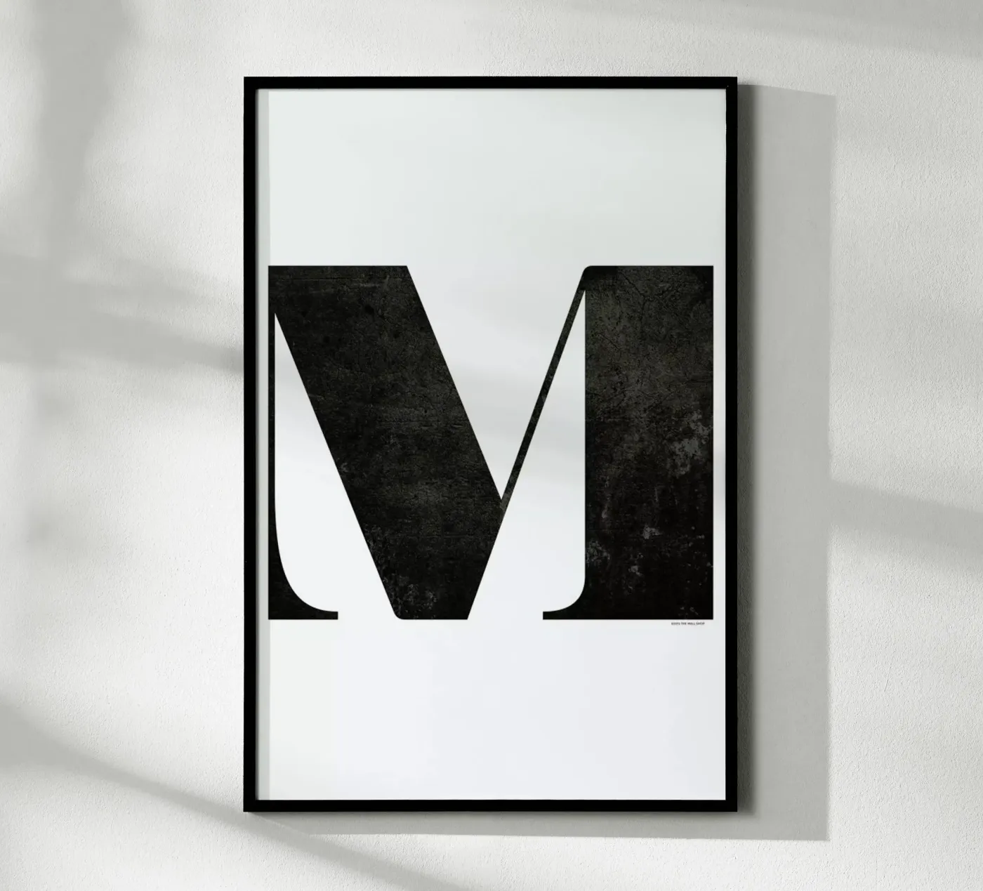 M Poster von The Wall Shop
