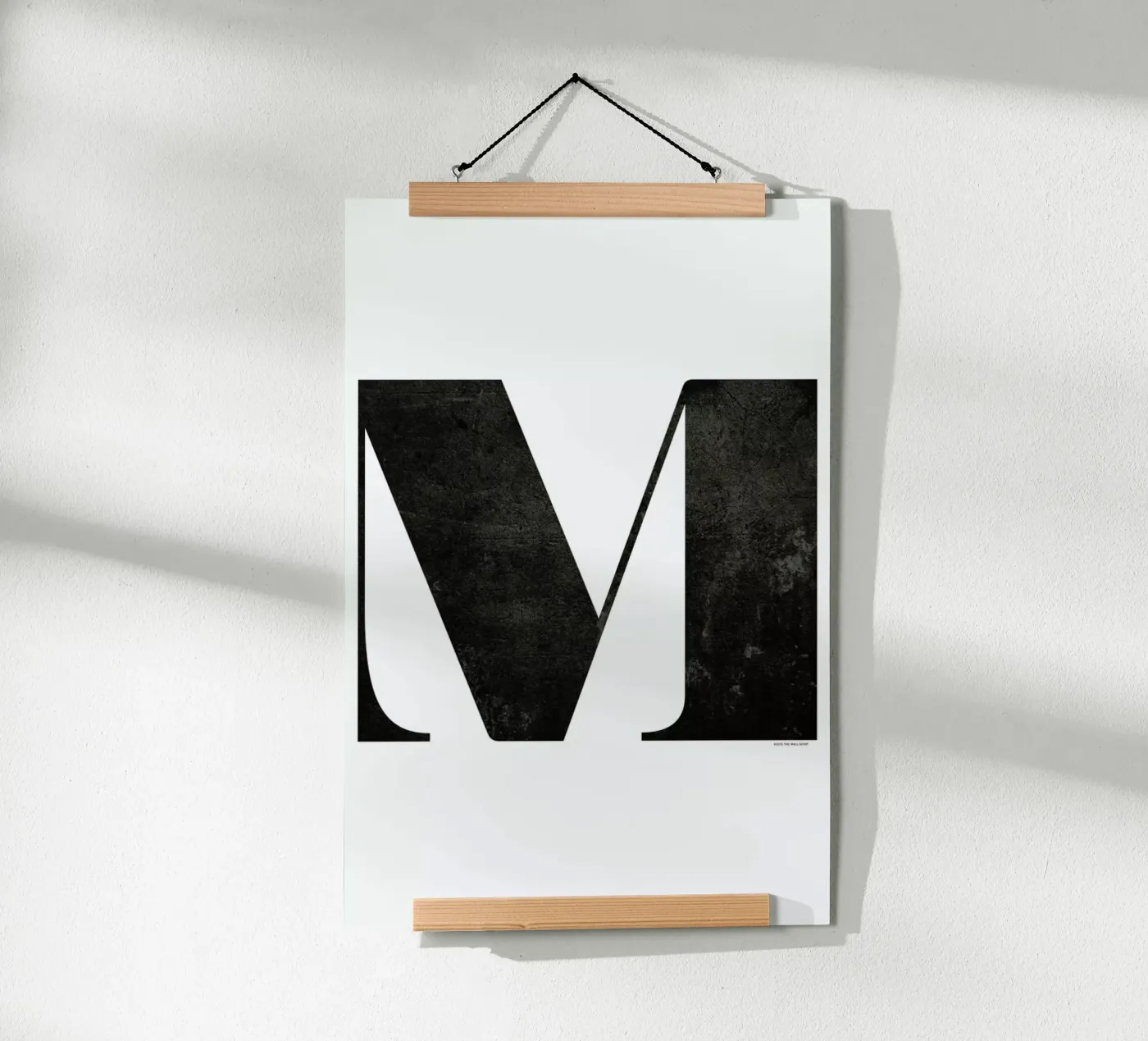 M Poster von The Wall Shop