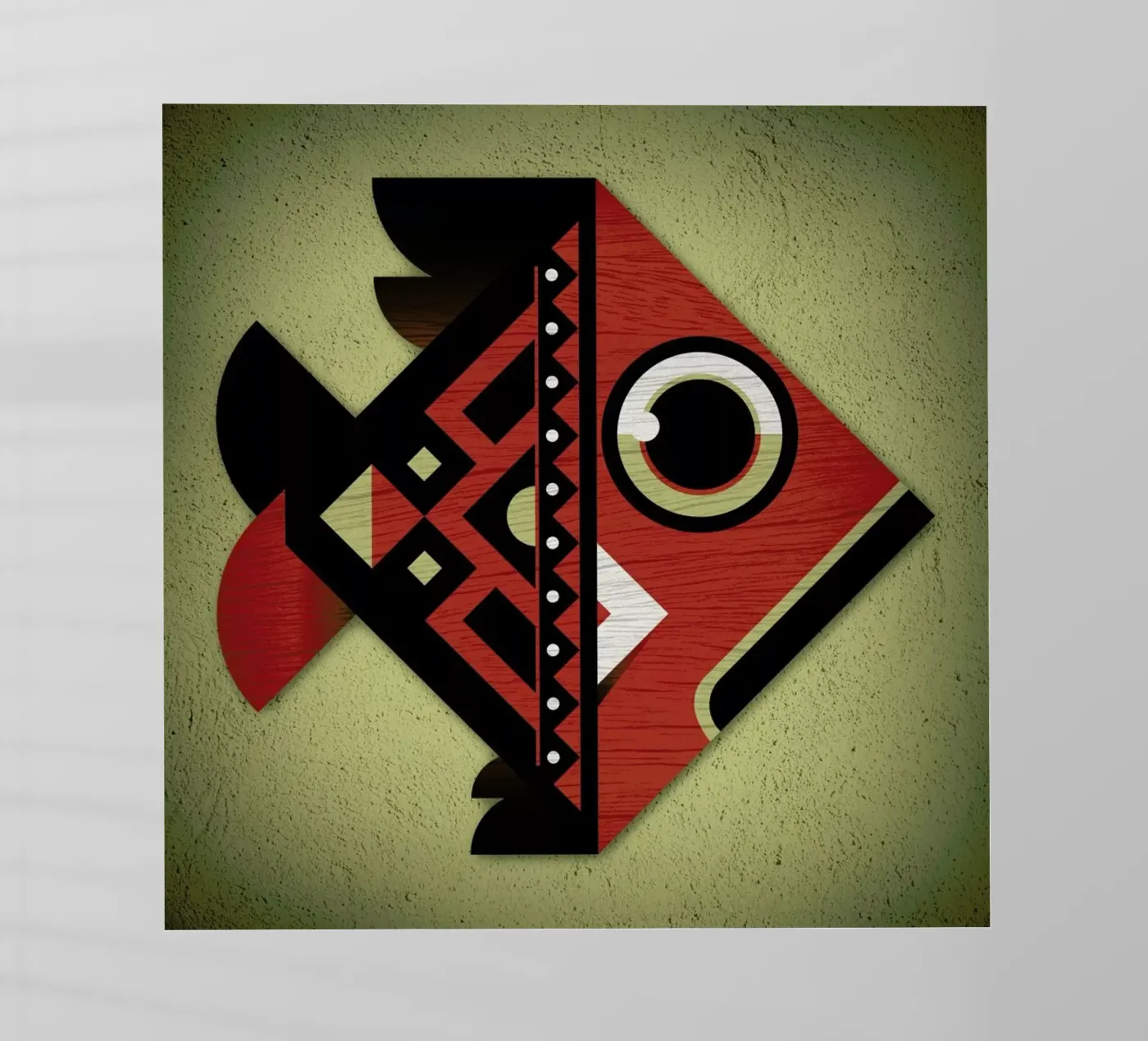 Fish backlit folie van Oscar Odd Diodoro