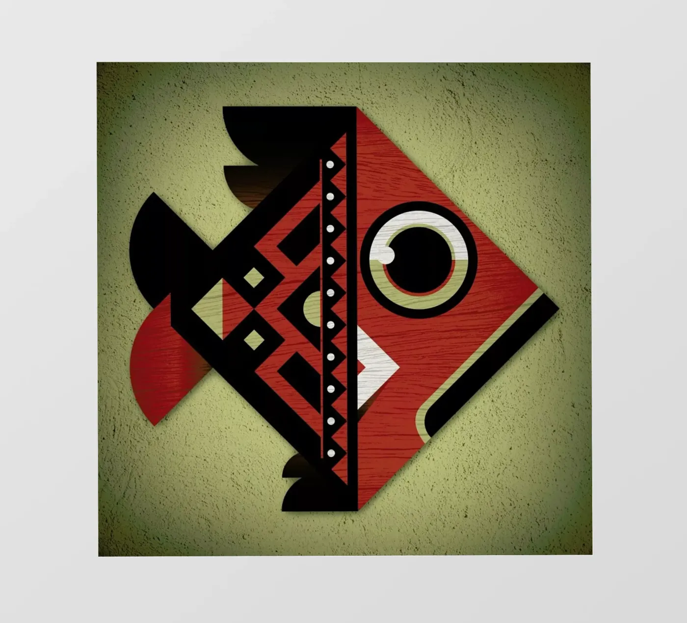 Fish backlit folie van Oscar Odd Diodoro