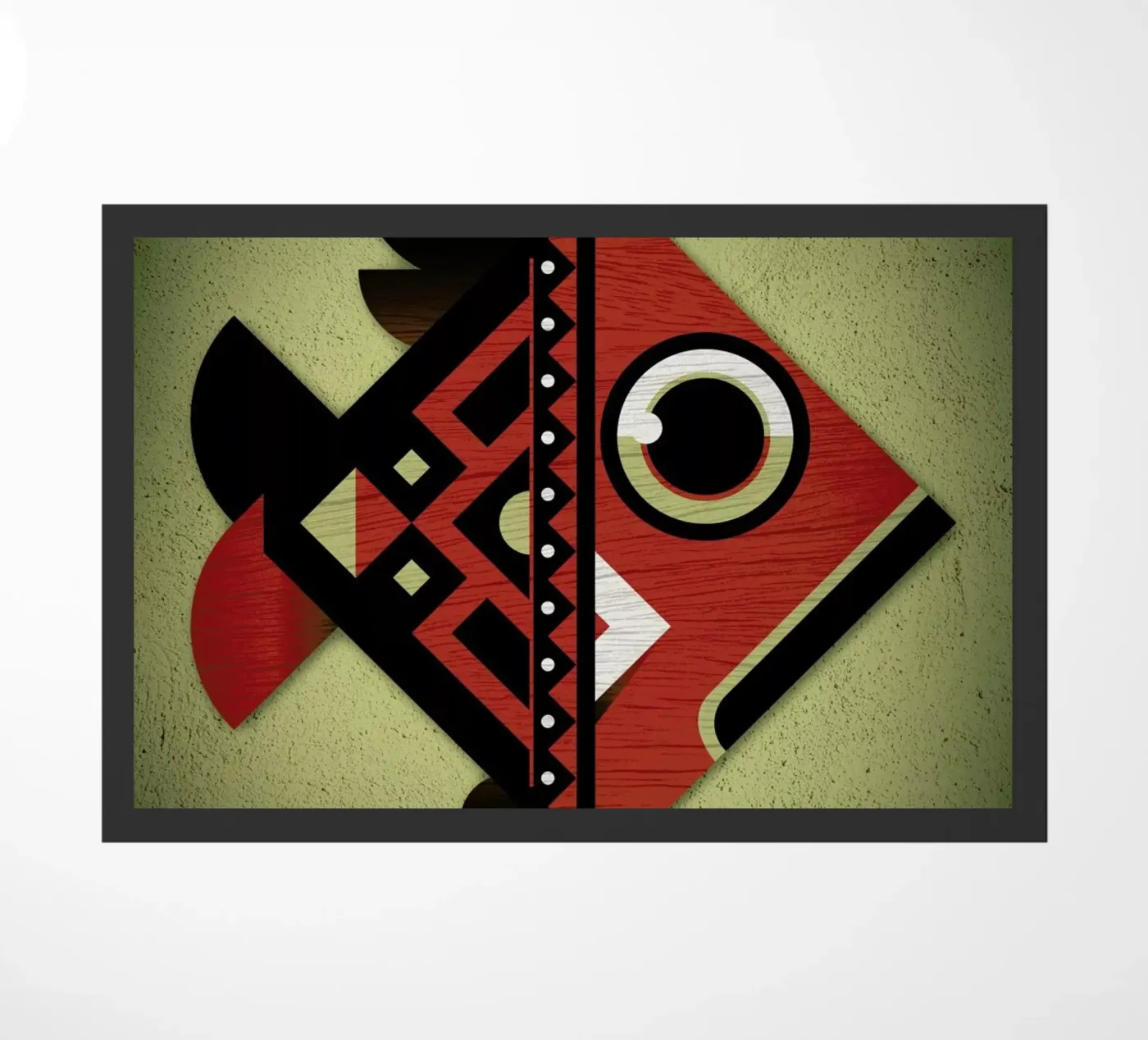 Fish Fußmatte von Oscar Odd Diodoro