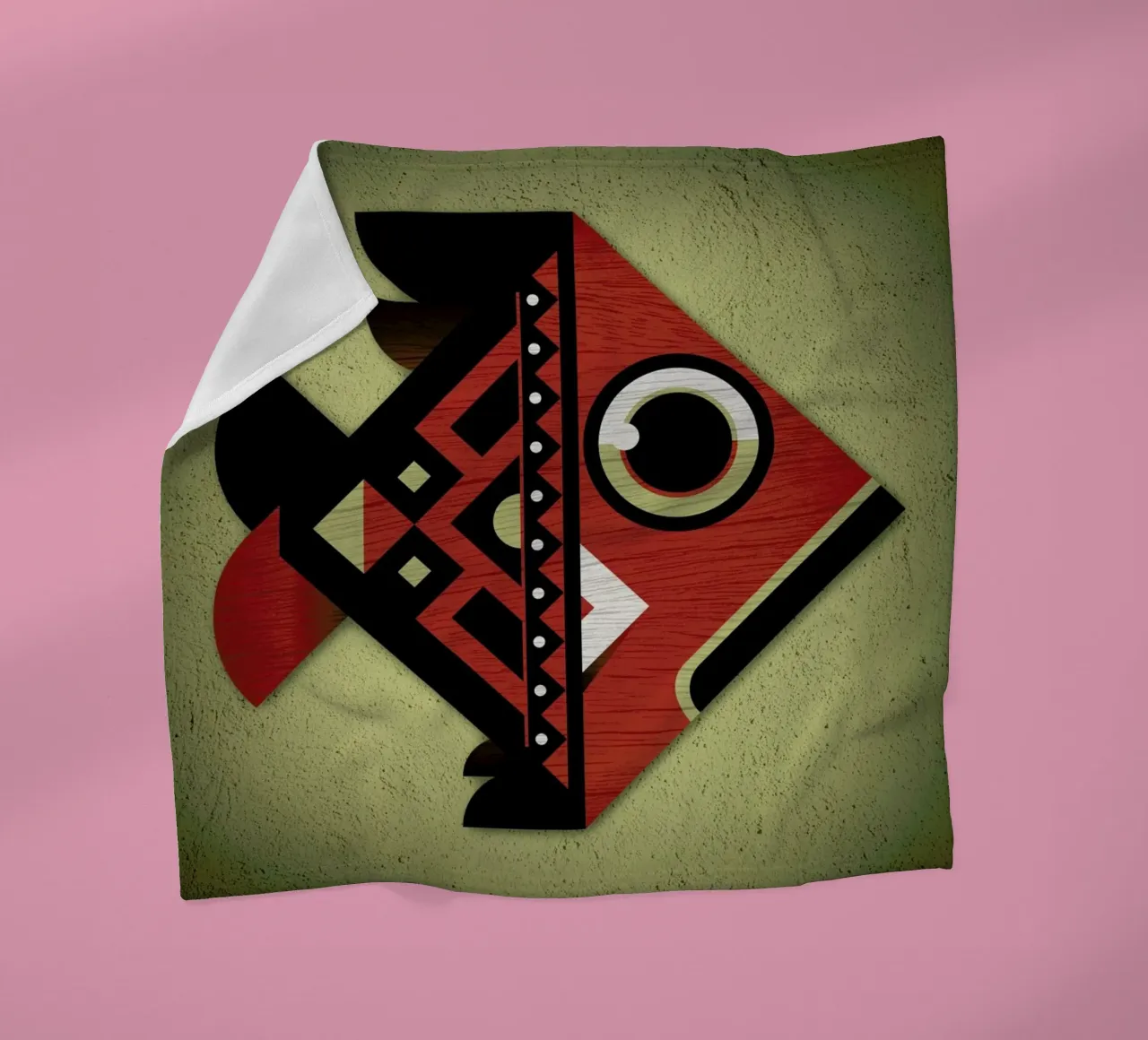 Fish Fleecedecke von Oscar Odd Diodoro