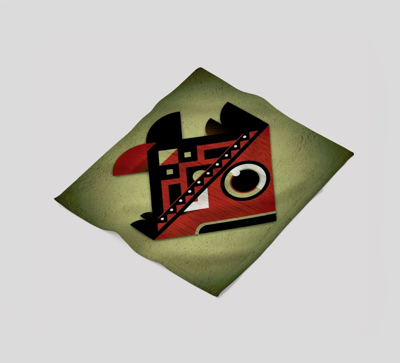 Fish Fleecedecke von Oscar Odd Diodoro