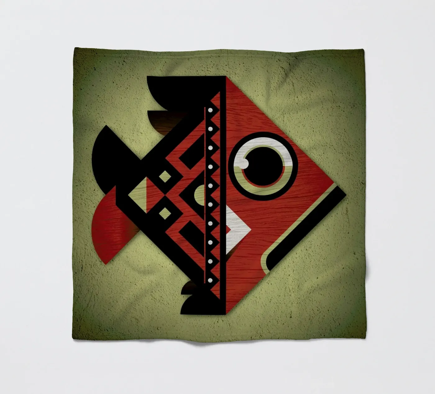 Fish Fleecedecke von Oscar Odd Diodoro