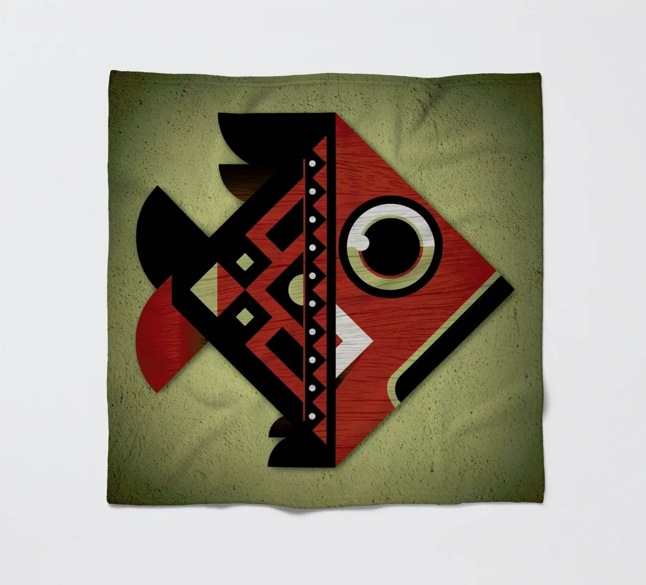 Fish Fleecedecke von Oscar Odd Diodoro