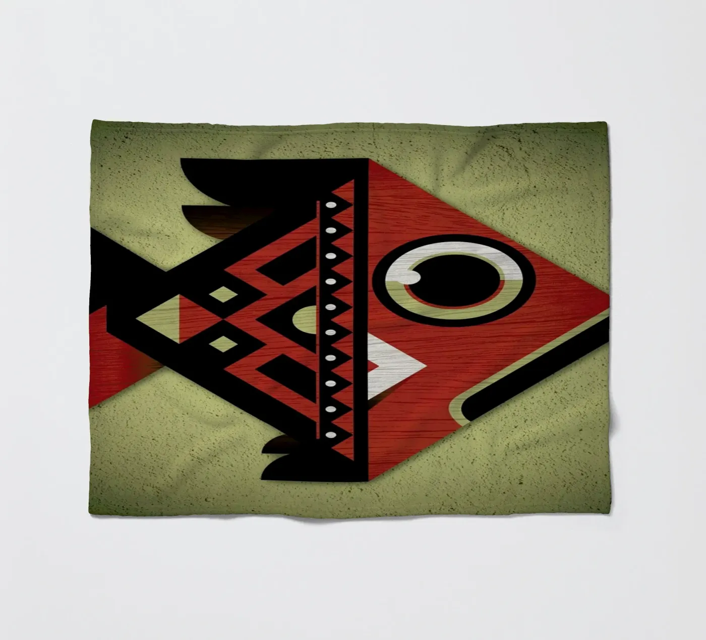 Fish fleecedeken van Oscar Odd Diodoro