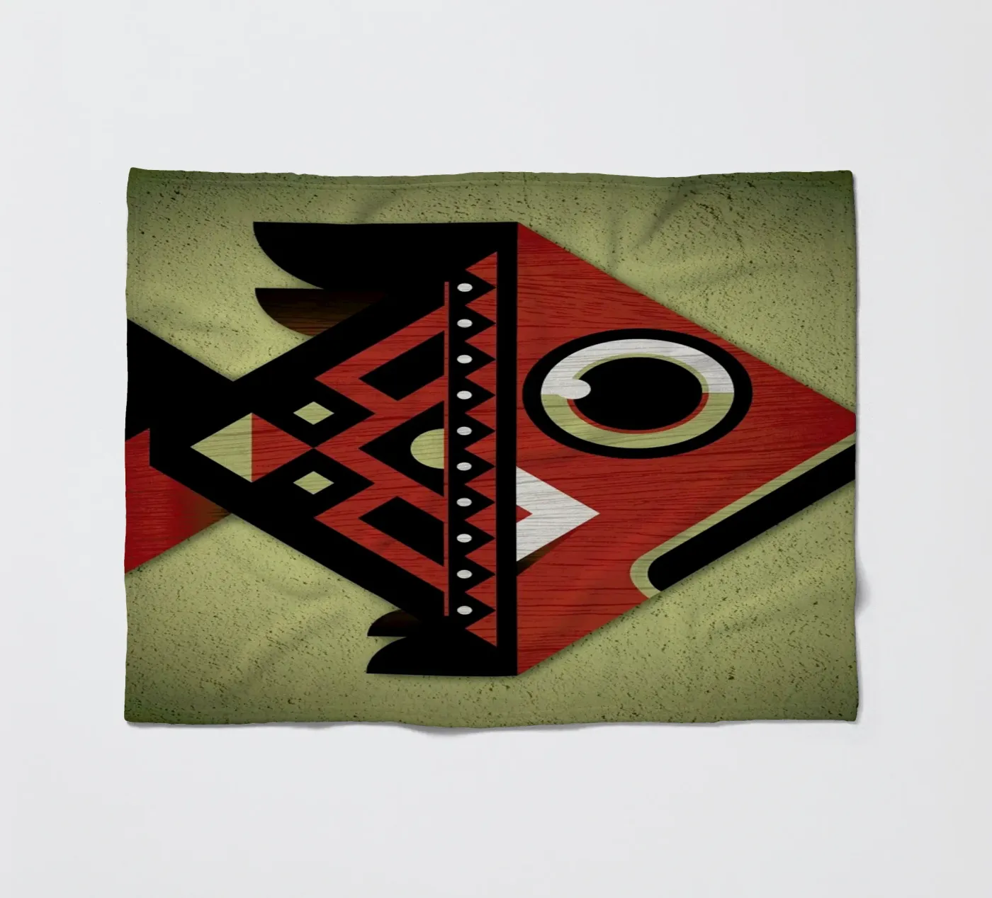 Fish Fleecedecke von Oscar Odd Diodoro
