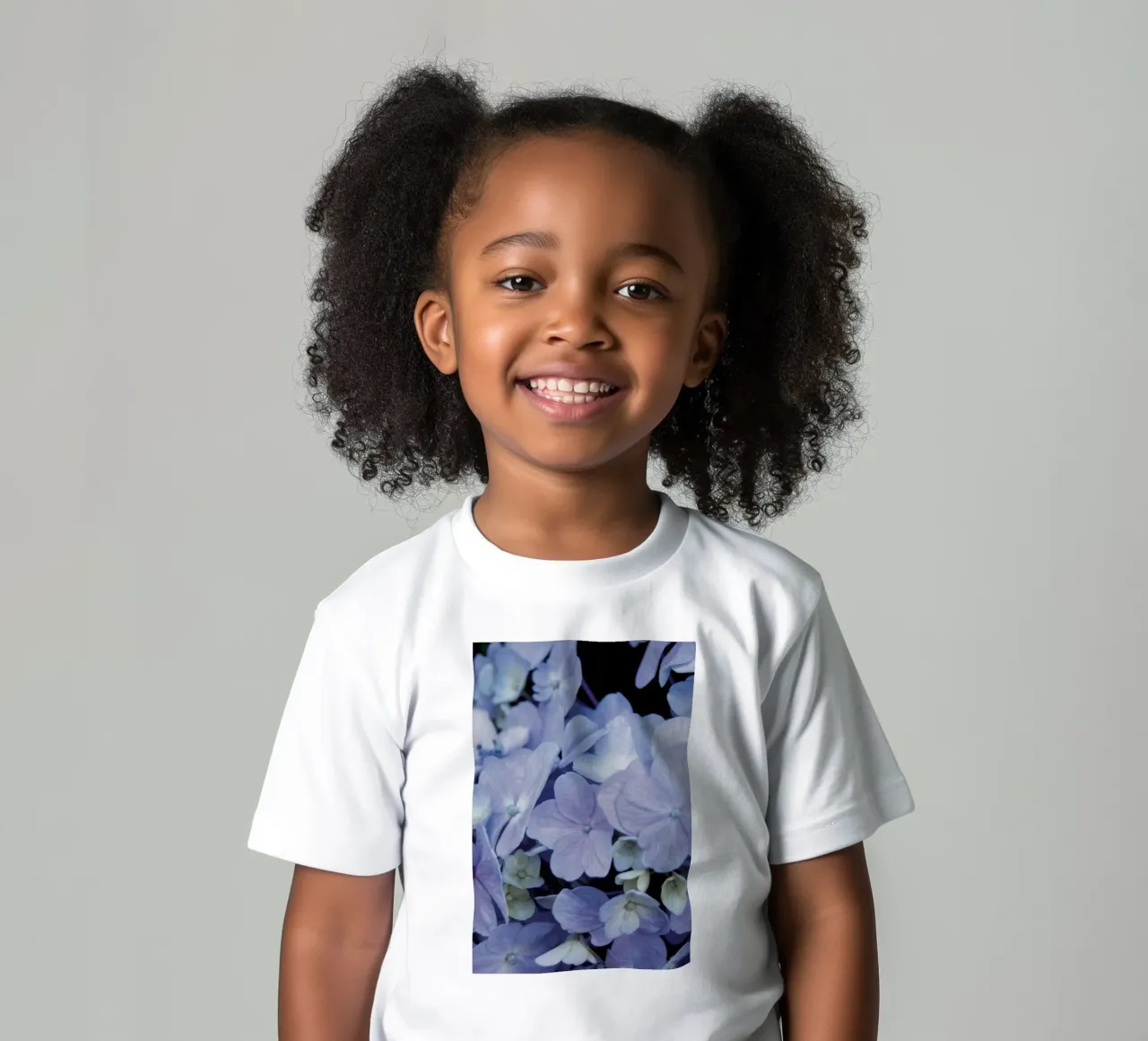 Ortensie t-shirt bambini da Neige Nature Capture