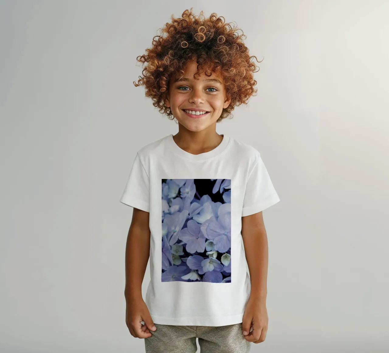 Ortensie t-shirt bambini da Neige Nature Capture
