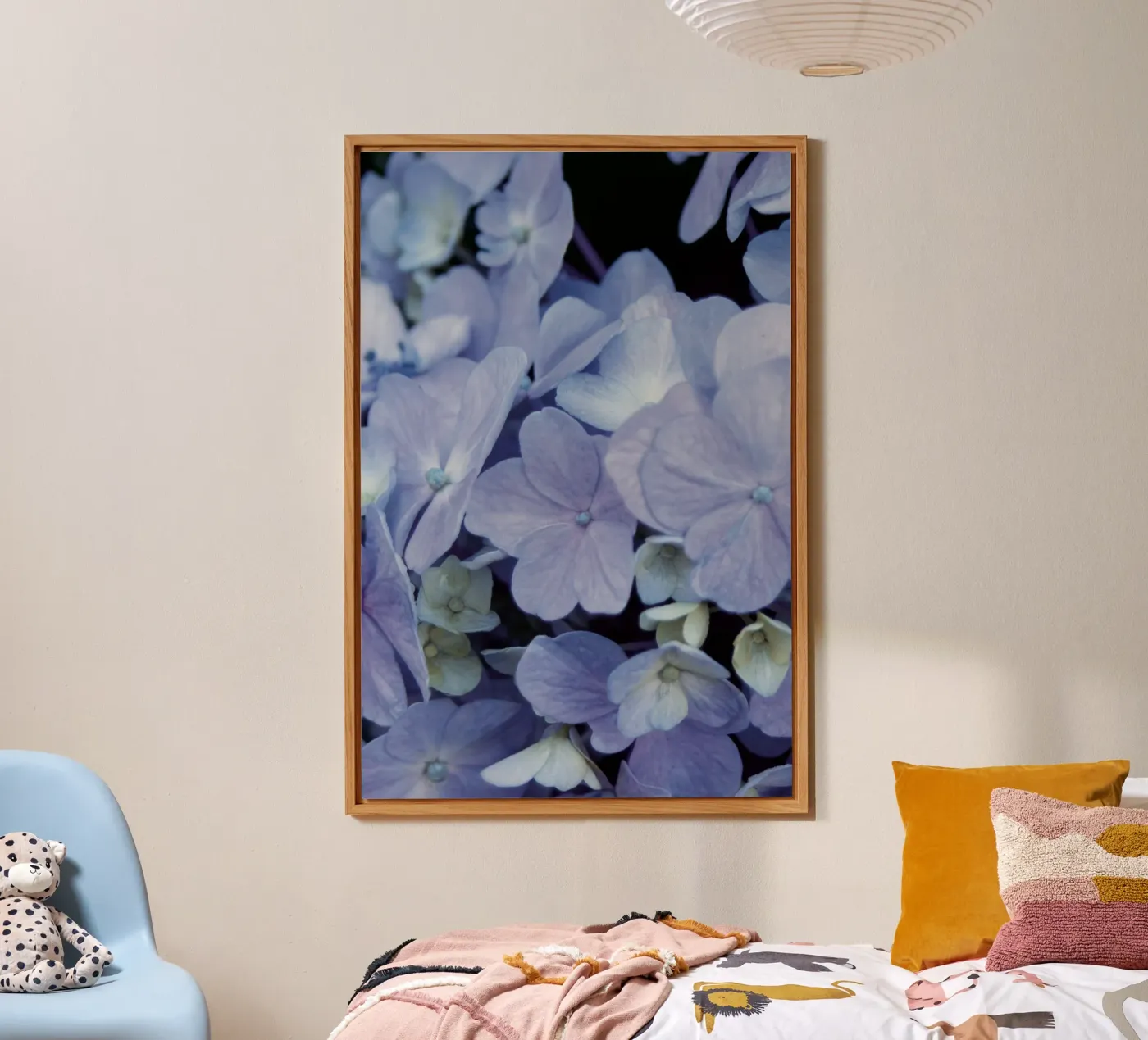 Hydrangeas Forex-Platte von Neige Nature Capture