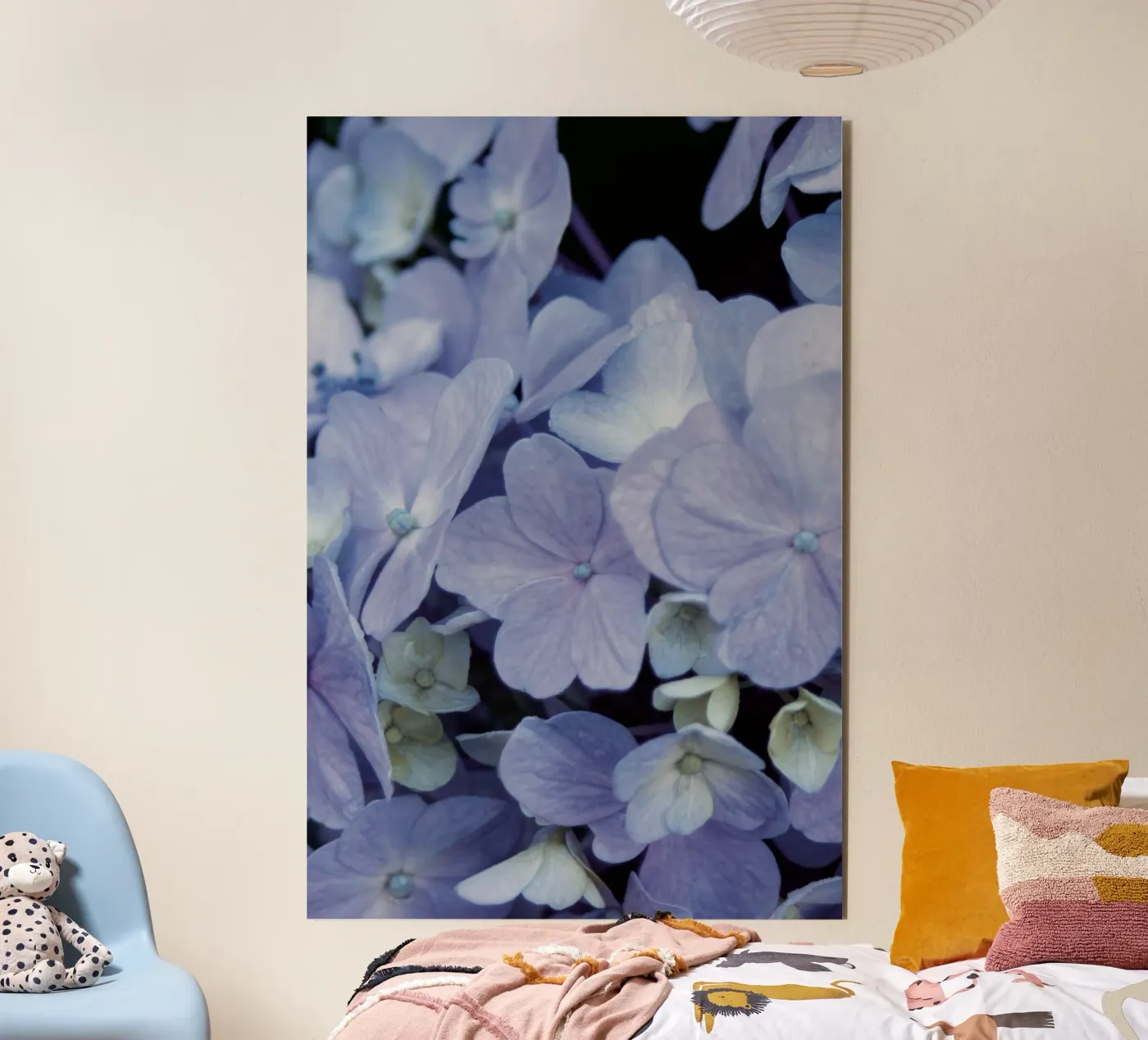 Hydrangeas Forex-Platte von Neige Nature Capture