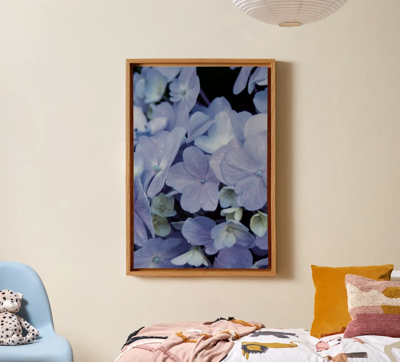 Hydrangeas canvas van Neige Nature Capture