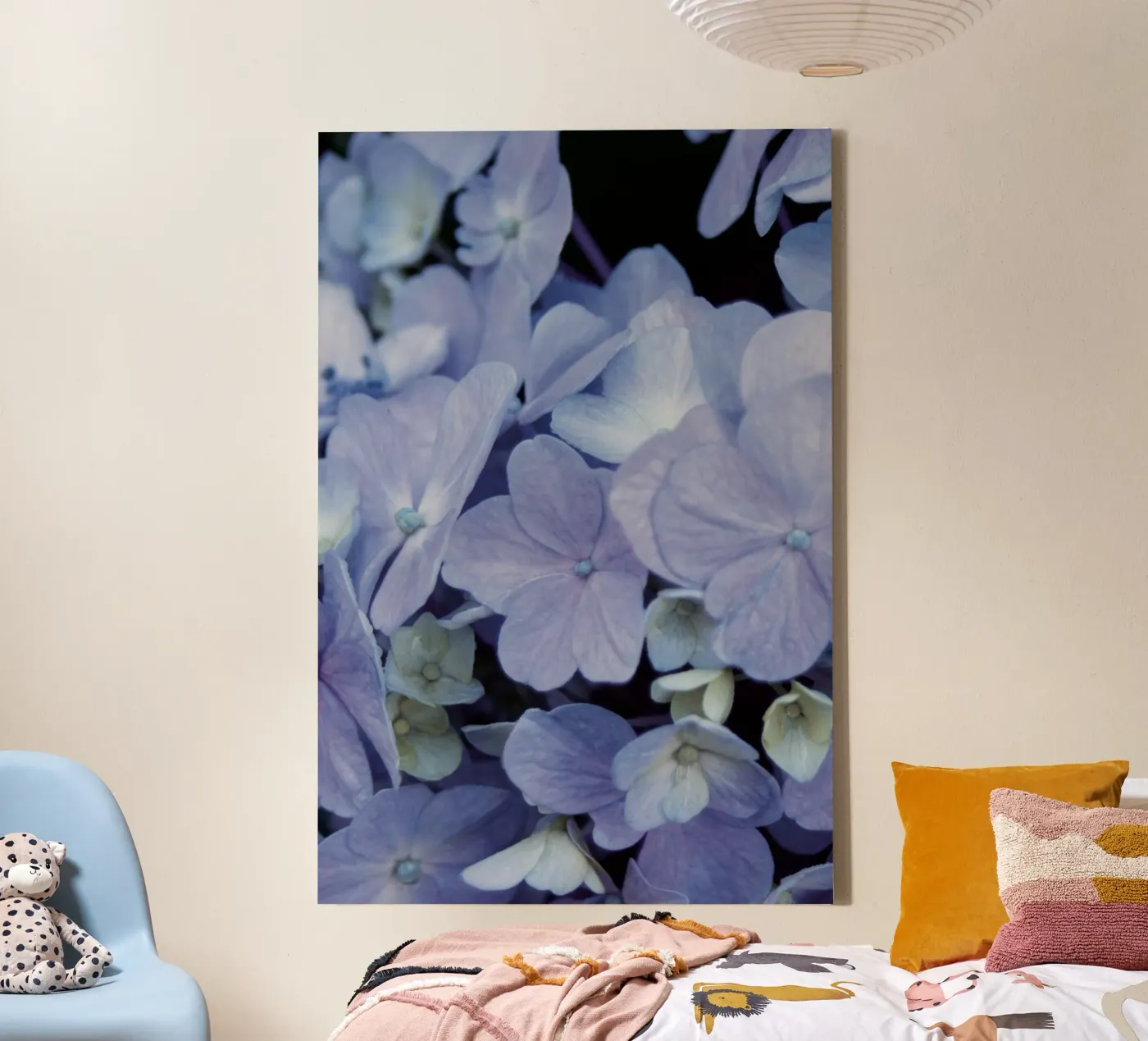 Hydrangeas canvas van Neige Nature Capture