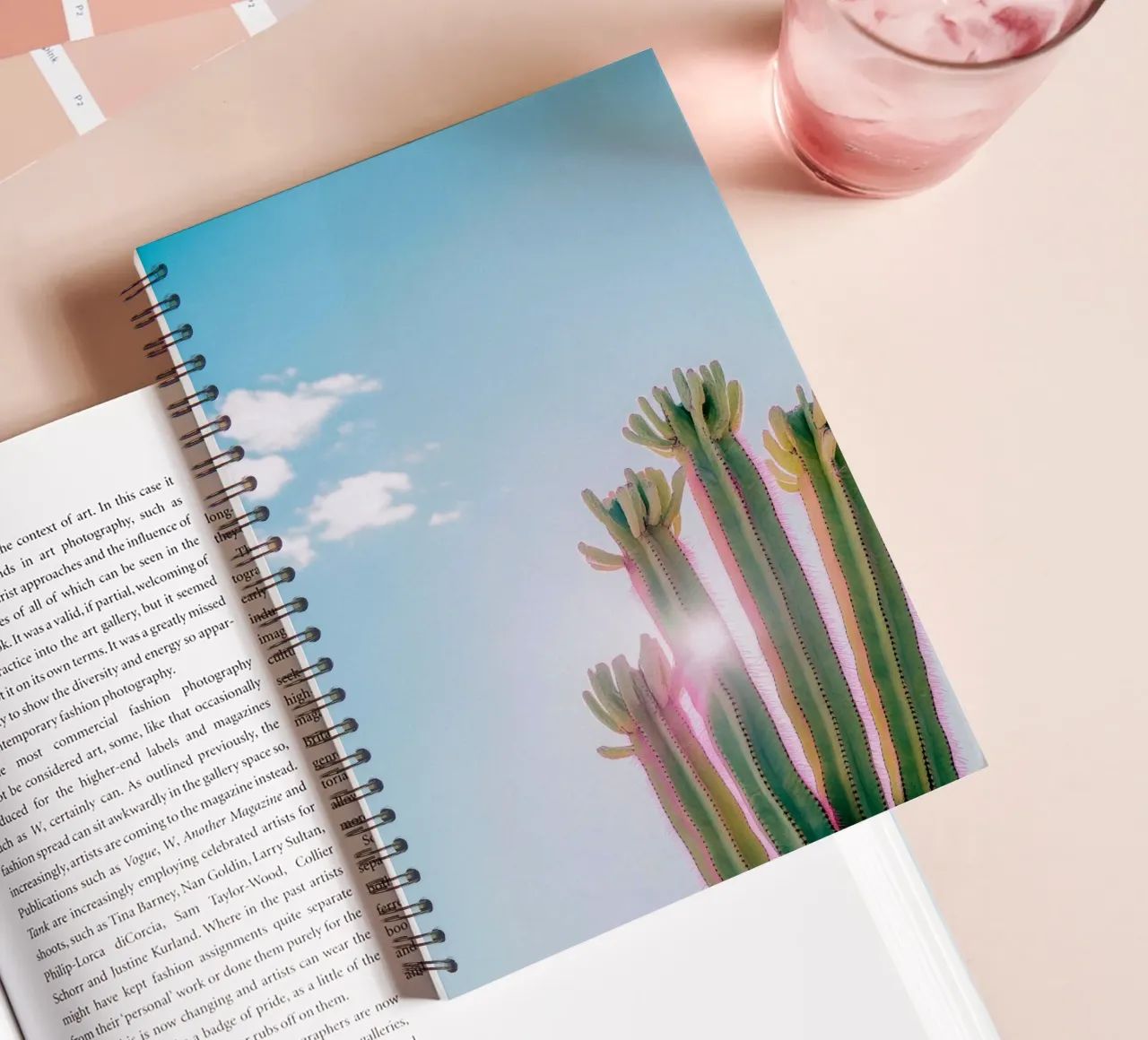 79 spiral notebook by Pink California | Affiches & Posters