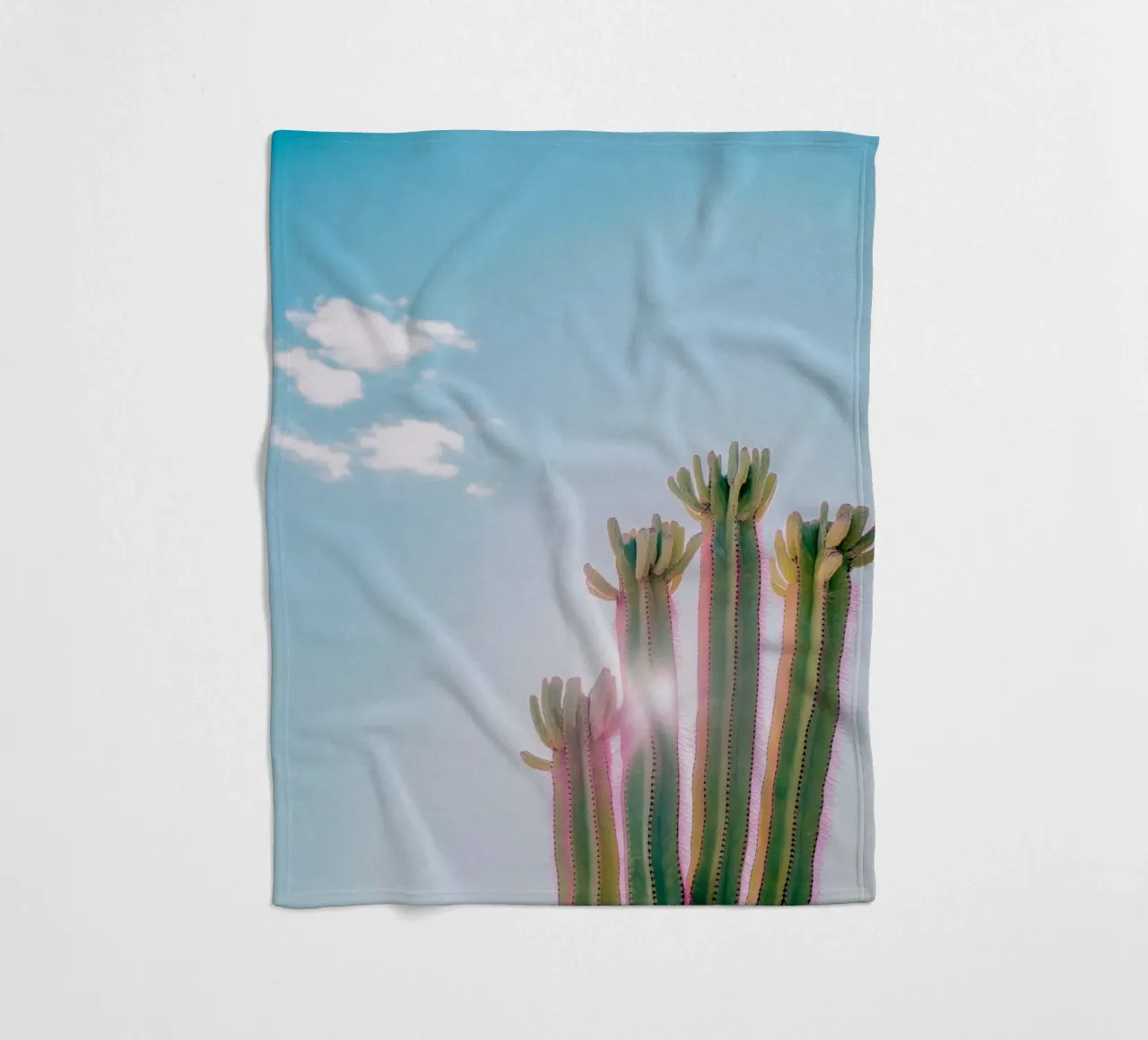 79 fleecedeken van Pink California | Affiches & Posters