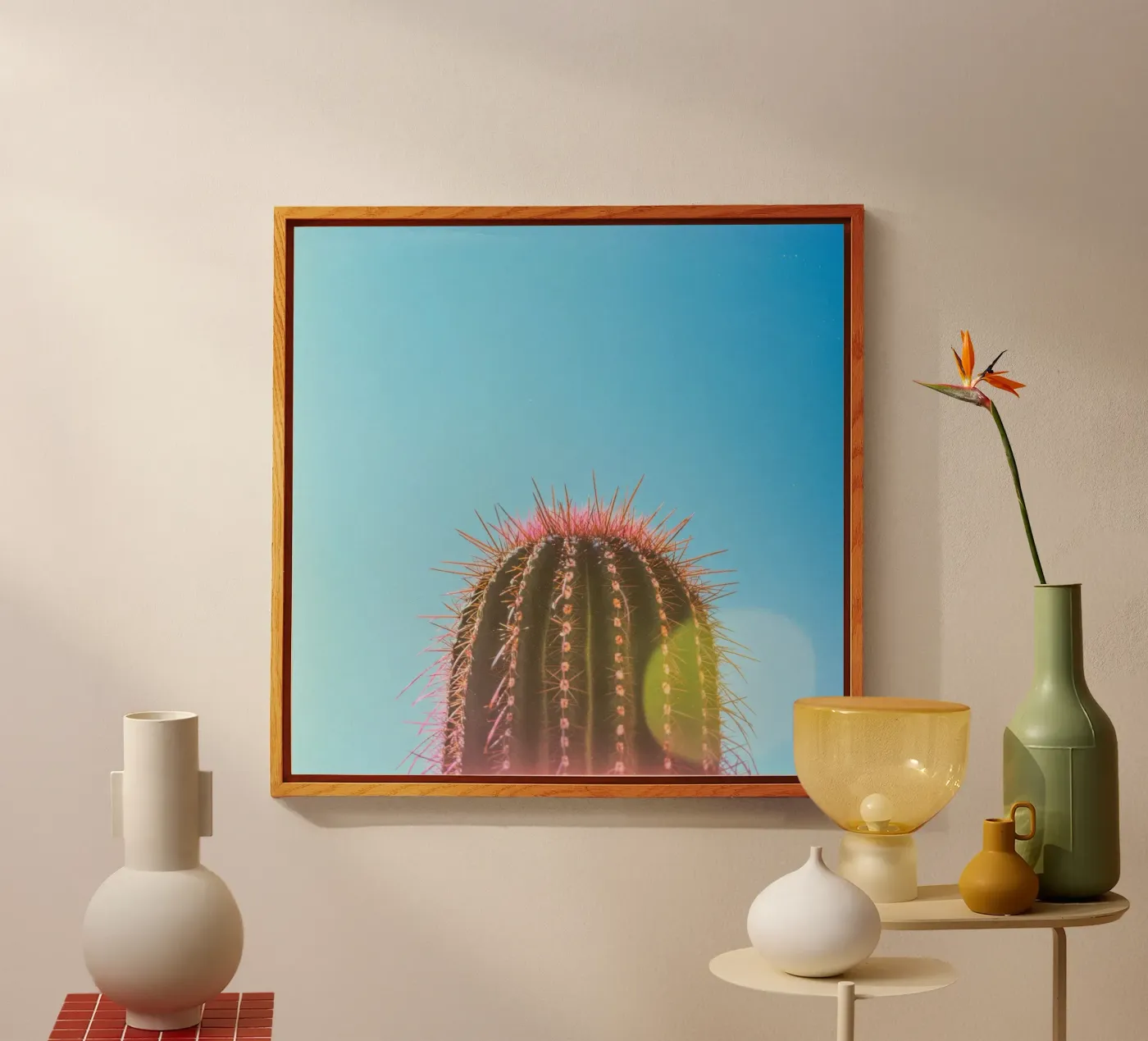 80 acryl van Pink California | Affiches & Posters