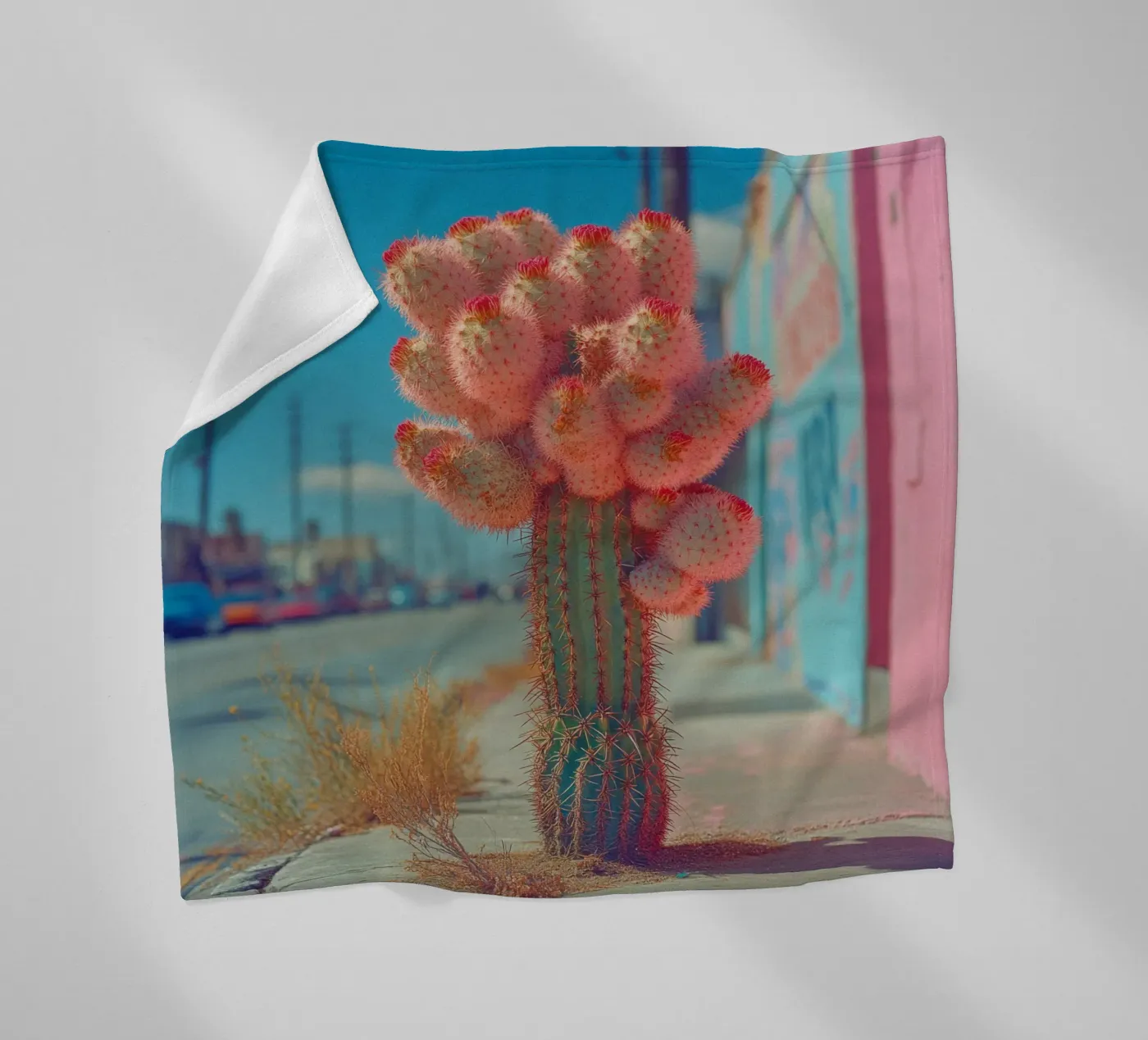 81 coperta in pile da Pink California | Affiches & Posters