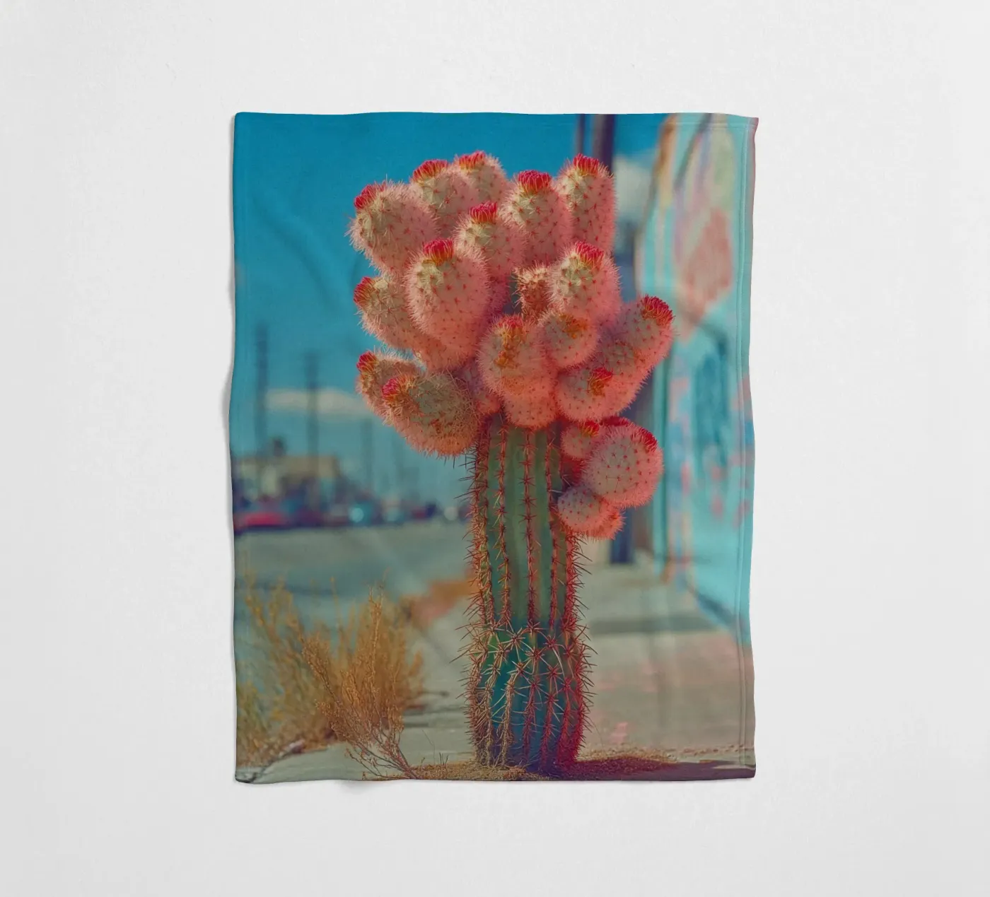 81 coperta in pile da Pink California | Affiches & Posters